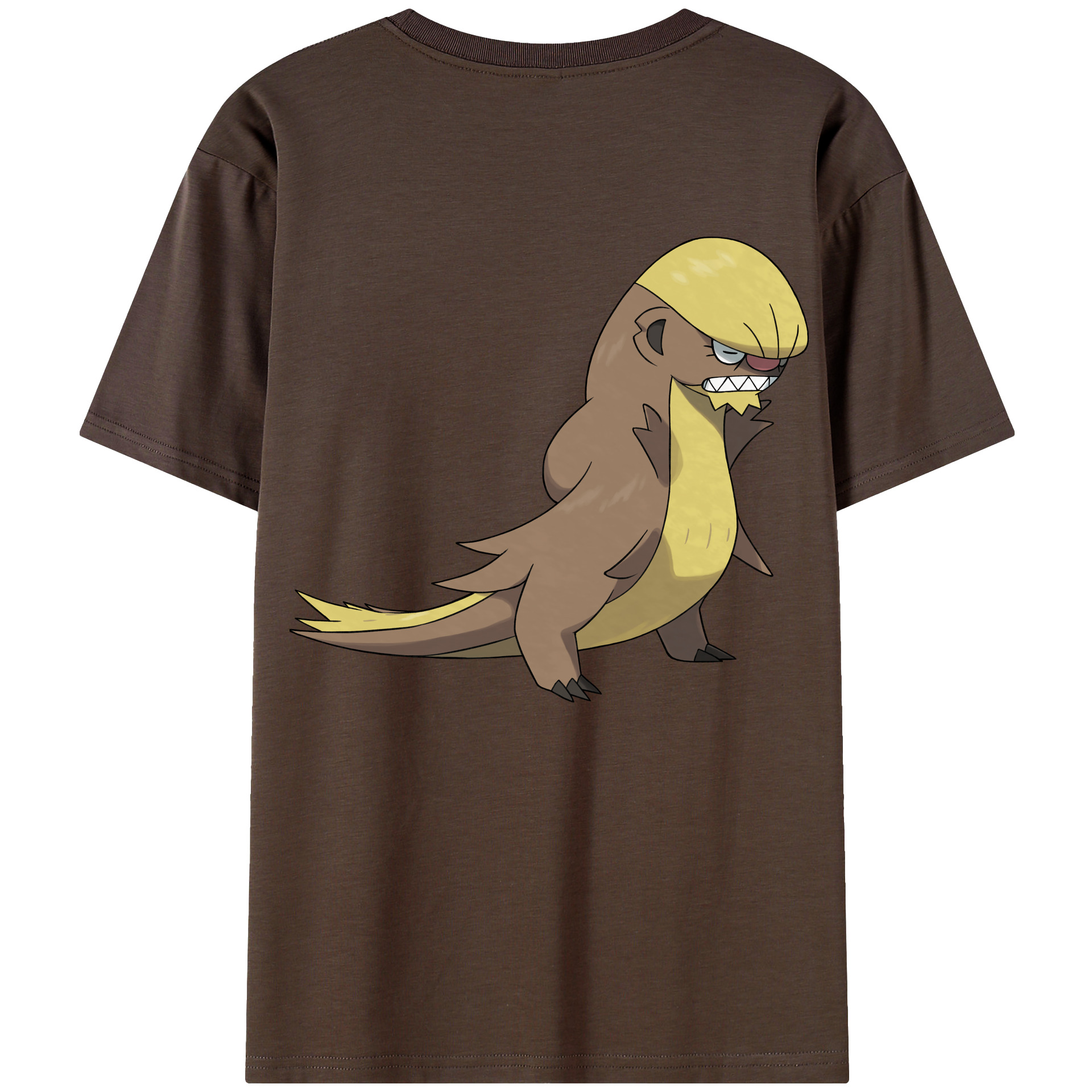 （画像用） ポケットモンスター Pokémon 綿100％半袖Tシャツ（背面プリント）