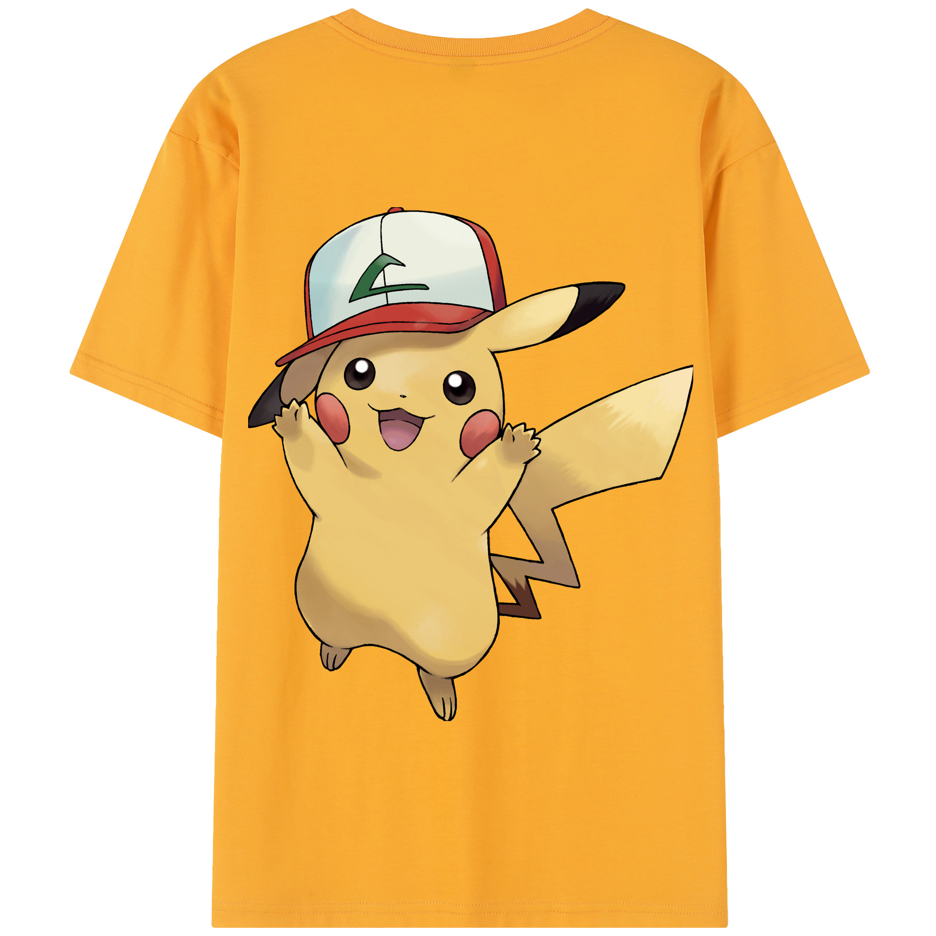 （画像用） ポケットモンスター Pokémon 綿100％半袖Tシャツ（背面プリント）