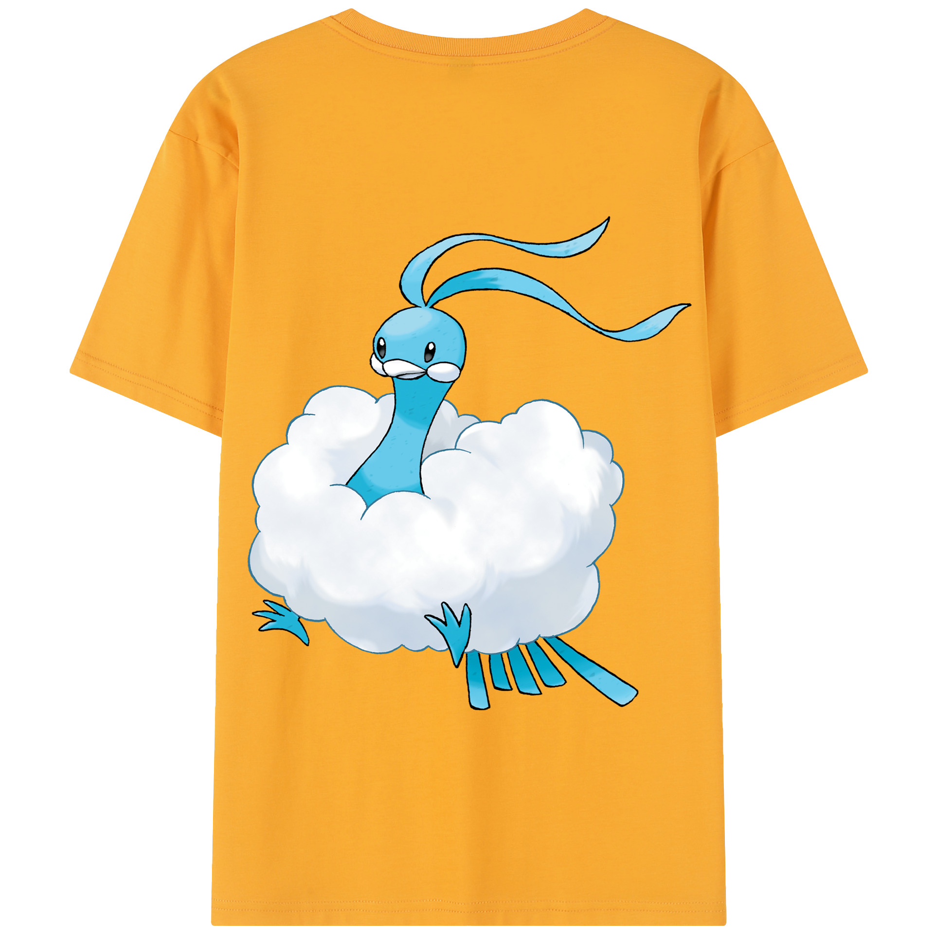（画像用） ポケットモンスター Pokémon 綿100％半袖Tシャツ（背面プリント）