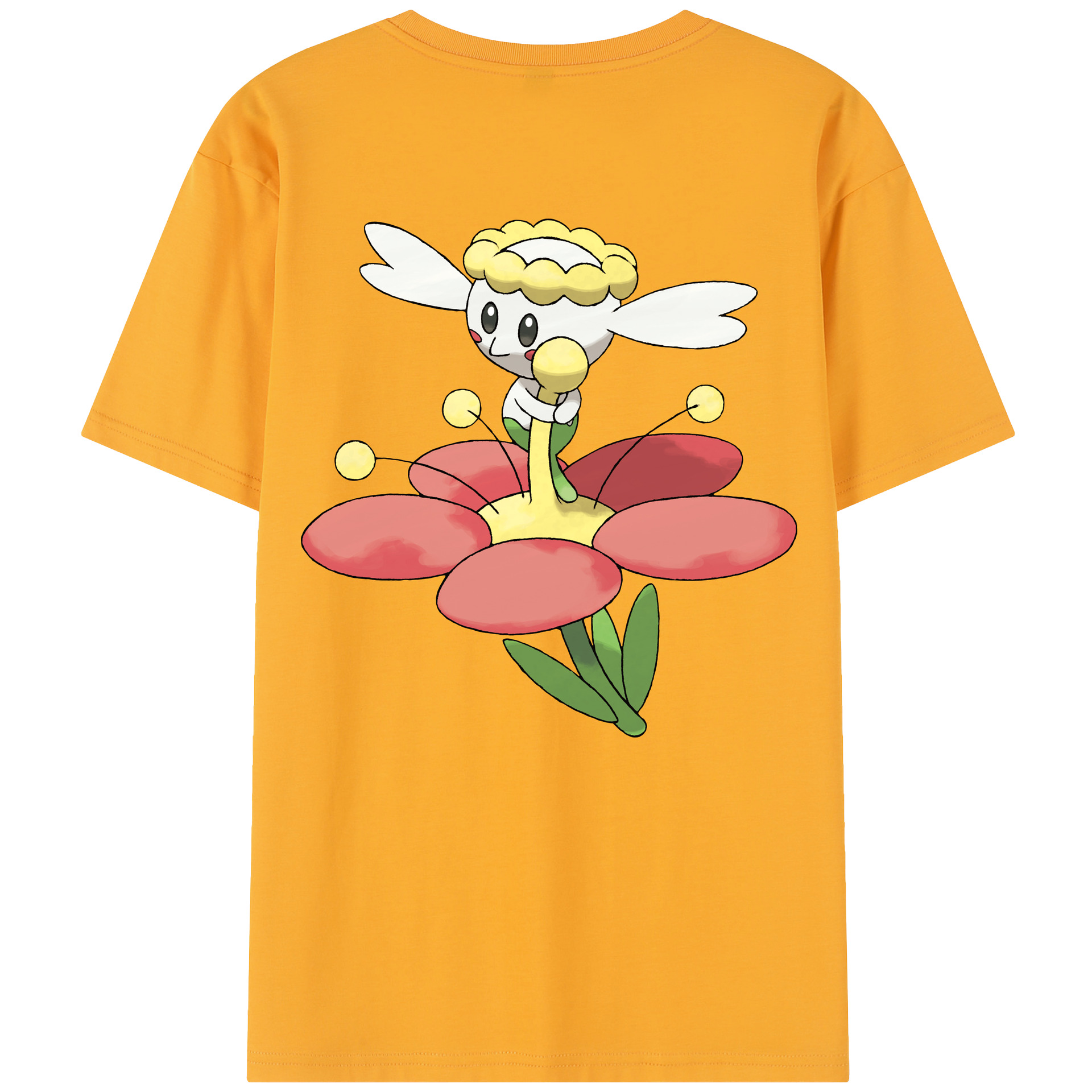 （画像用） ポケットモンスター Pokémon 綿100％半袖Tシャツ（背面プリント）