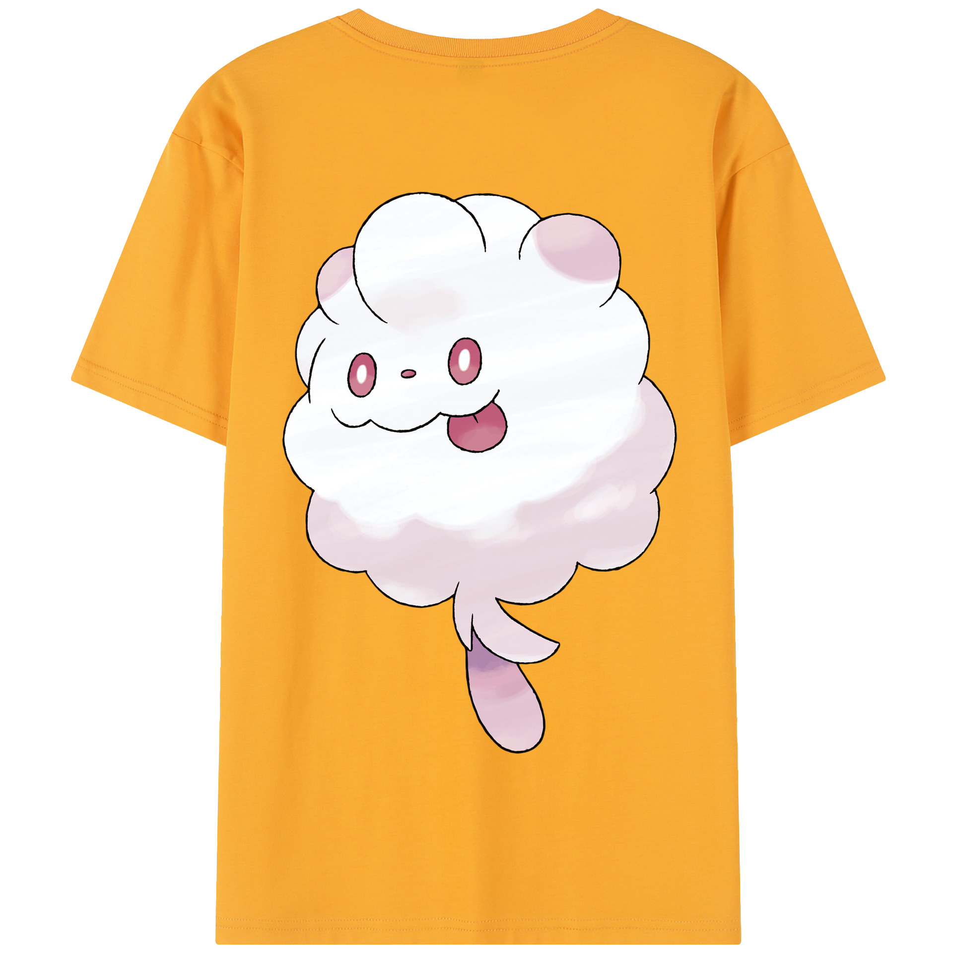 （画像用） ポケットモンスター Pokémon 綿100％半袖Tシャツ（背面プリント）