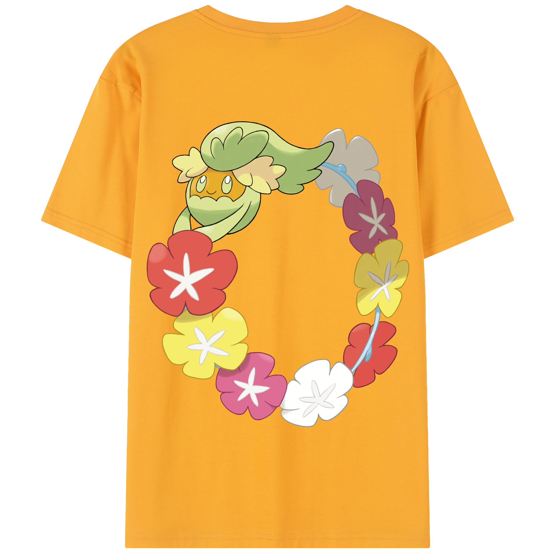 （画像用） ポケットモンスター Pokémon 綿100％半袖Tシャツ（背面プリント）