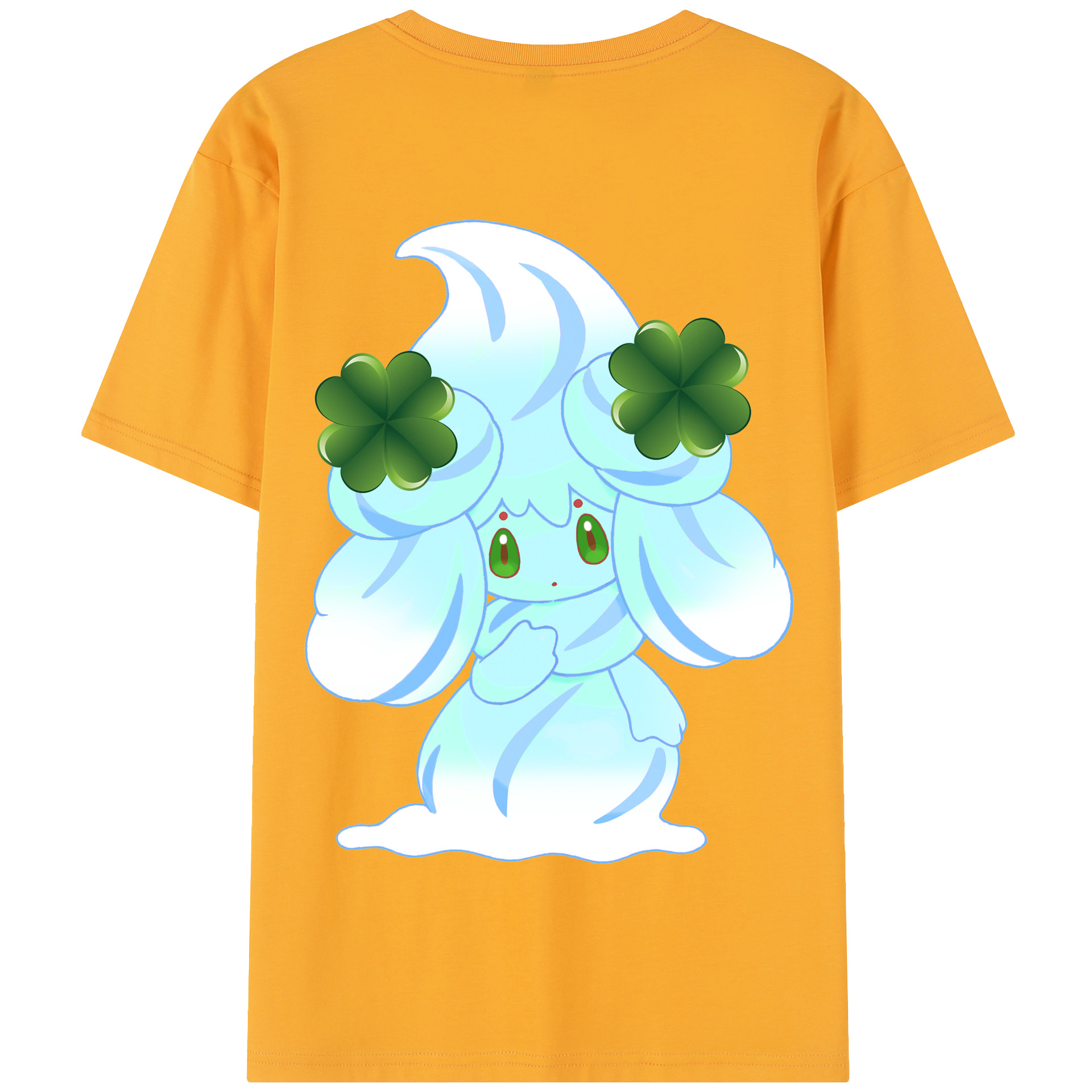 （画像用） ポケットモンスター Pokémon 綿100％半袖Tシャツ（背面プリント）