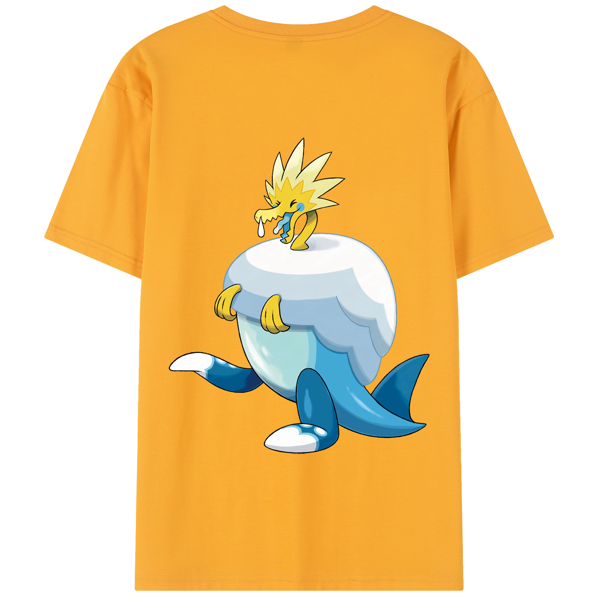 （画像用） ポケットモンスター Pokémon 綿100％半袖Tシャツ（背面プリント）