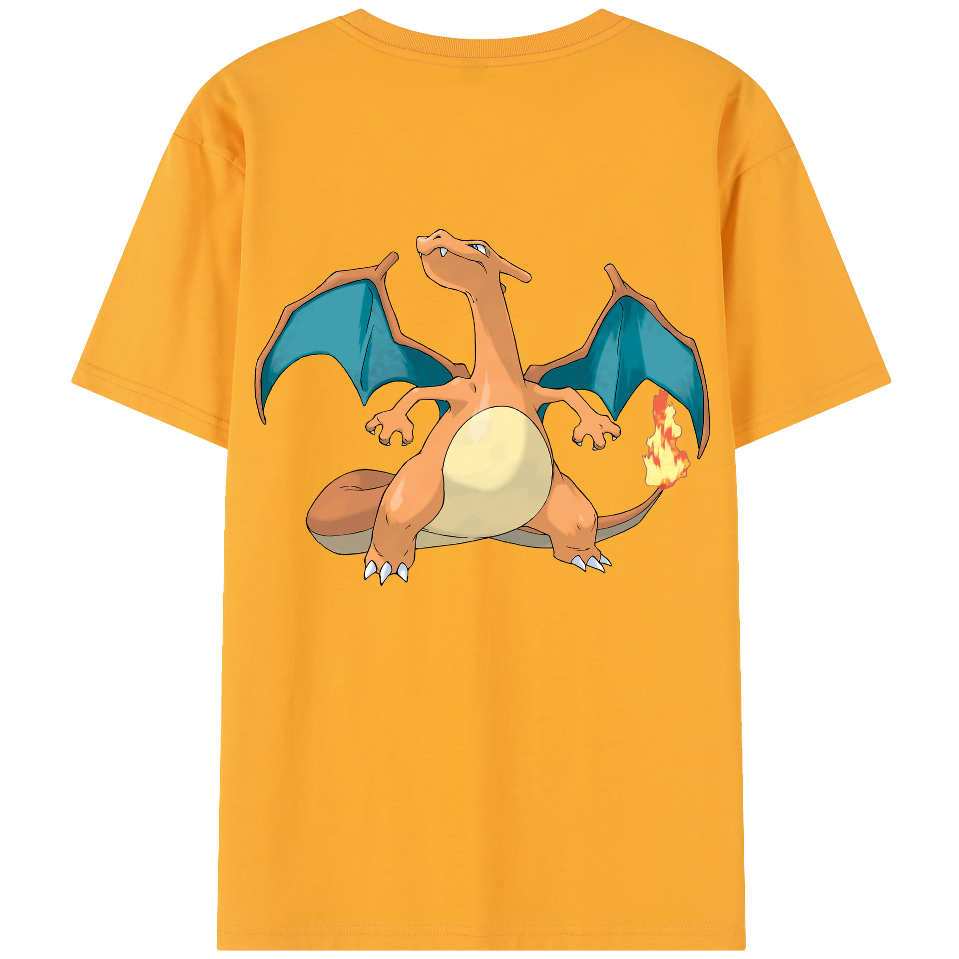 （画像用） ポケットモンスター Pokémon 綿100％半袖Tシャツ（背面プリント）