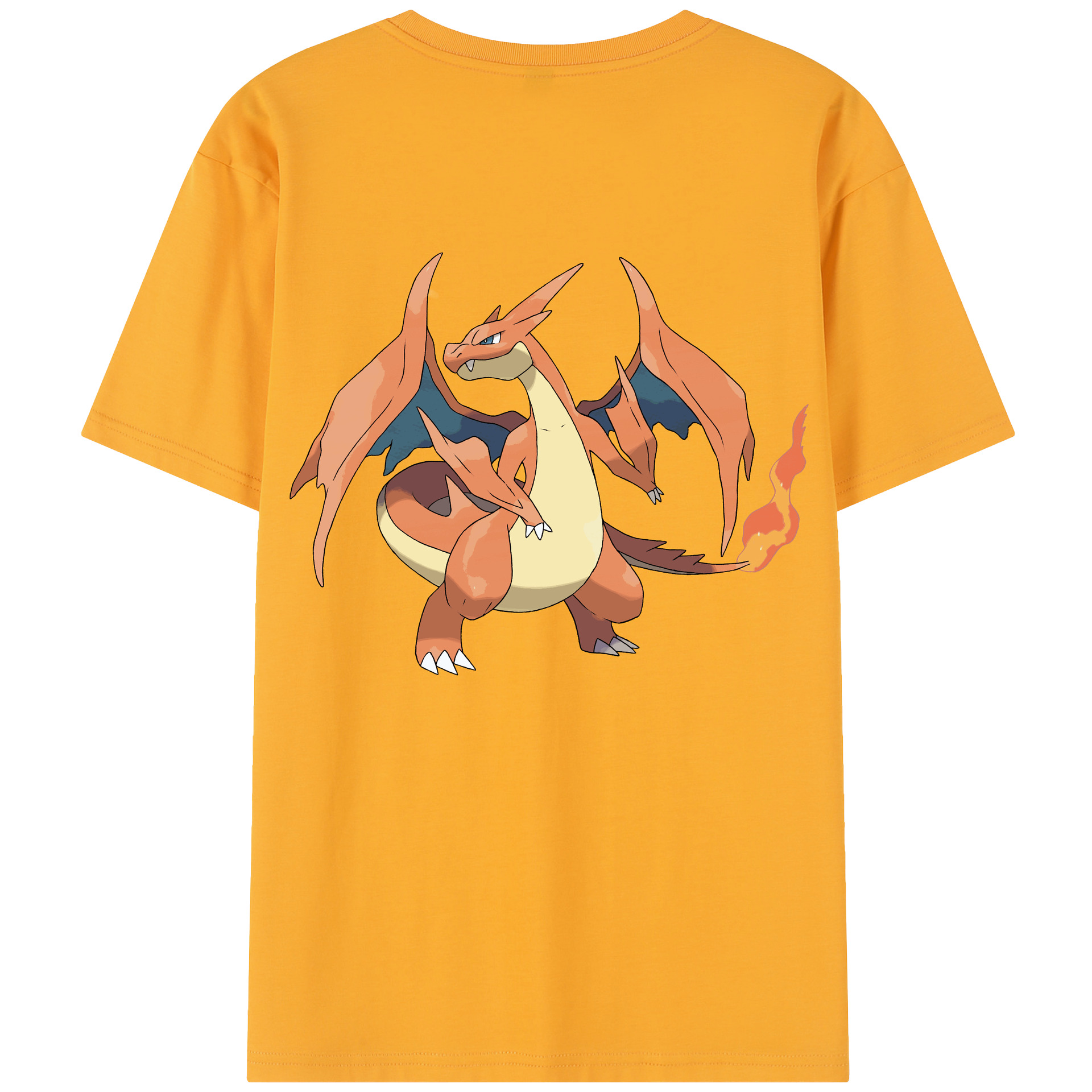 （画像用） ポケットモンスター Pokémon 綿100％半袖Tシャツ（背面プリント）