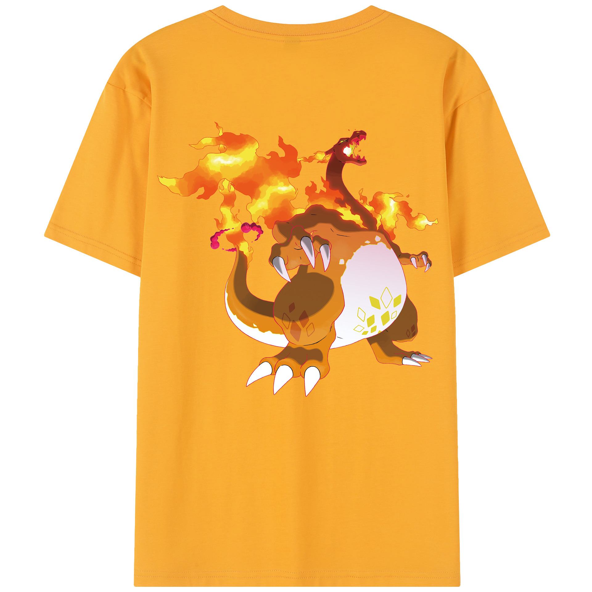 （画像用） ポケットモンスター Pokémon 綿100％半袖Tシャツ（背面プリント）