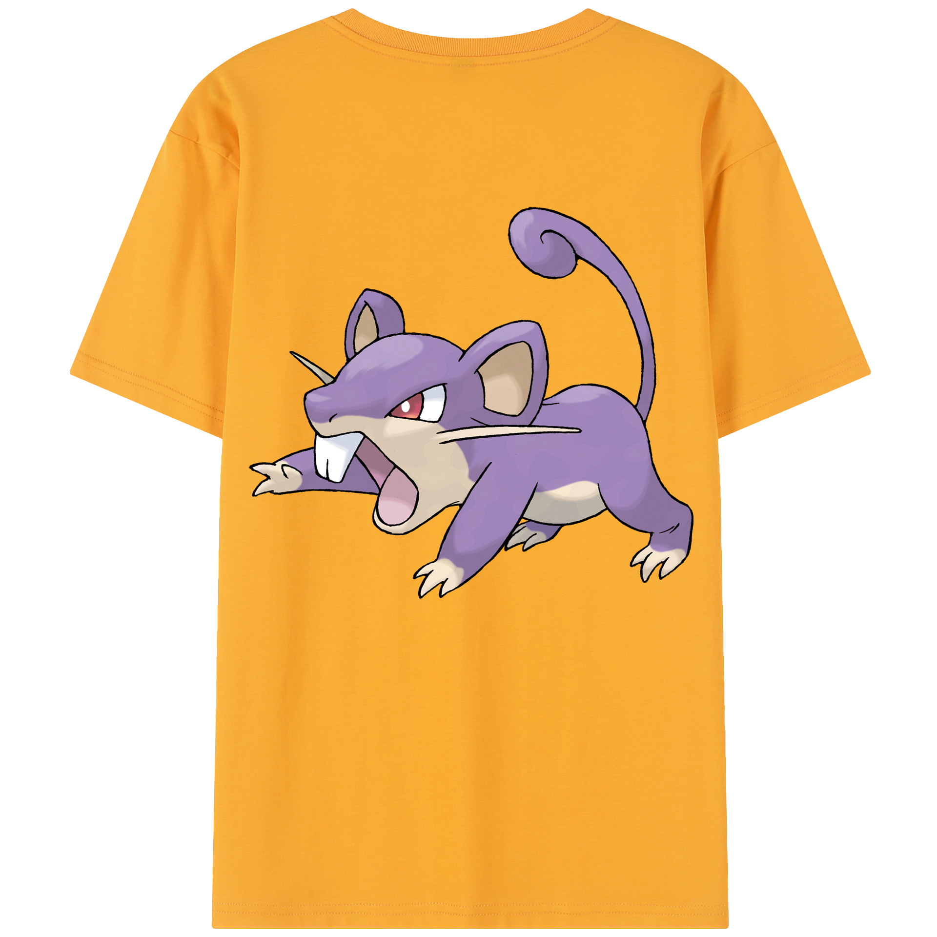 （画像用） ポケットモンスター Pokémon 綿100％半袖Tシャツ（背面プリント）