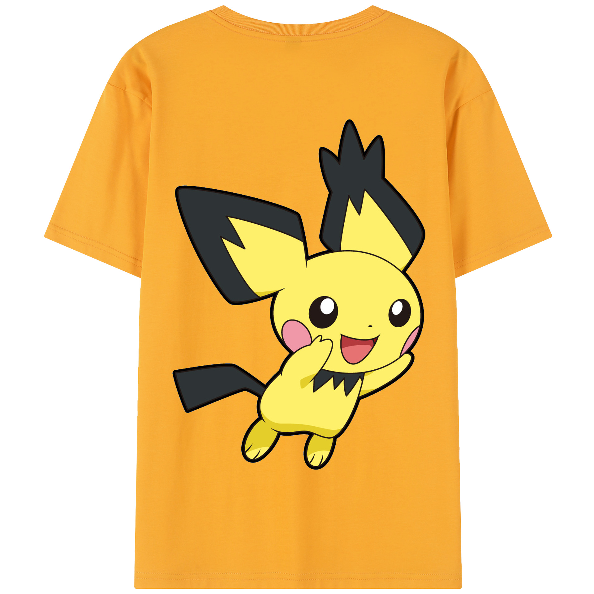 （画像用） ポケットモンスター Pokémon 綿100％半袖Tシャツ（背面プリント）