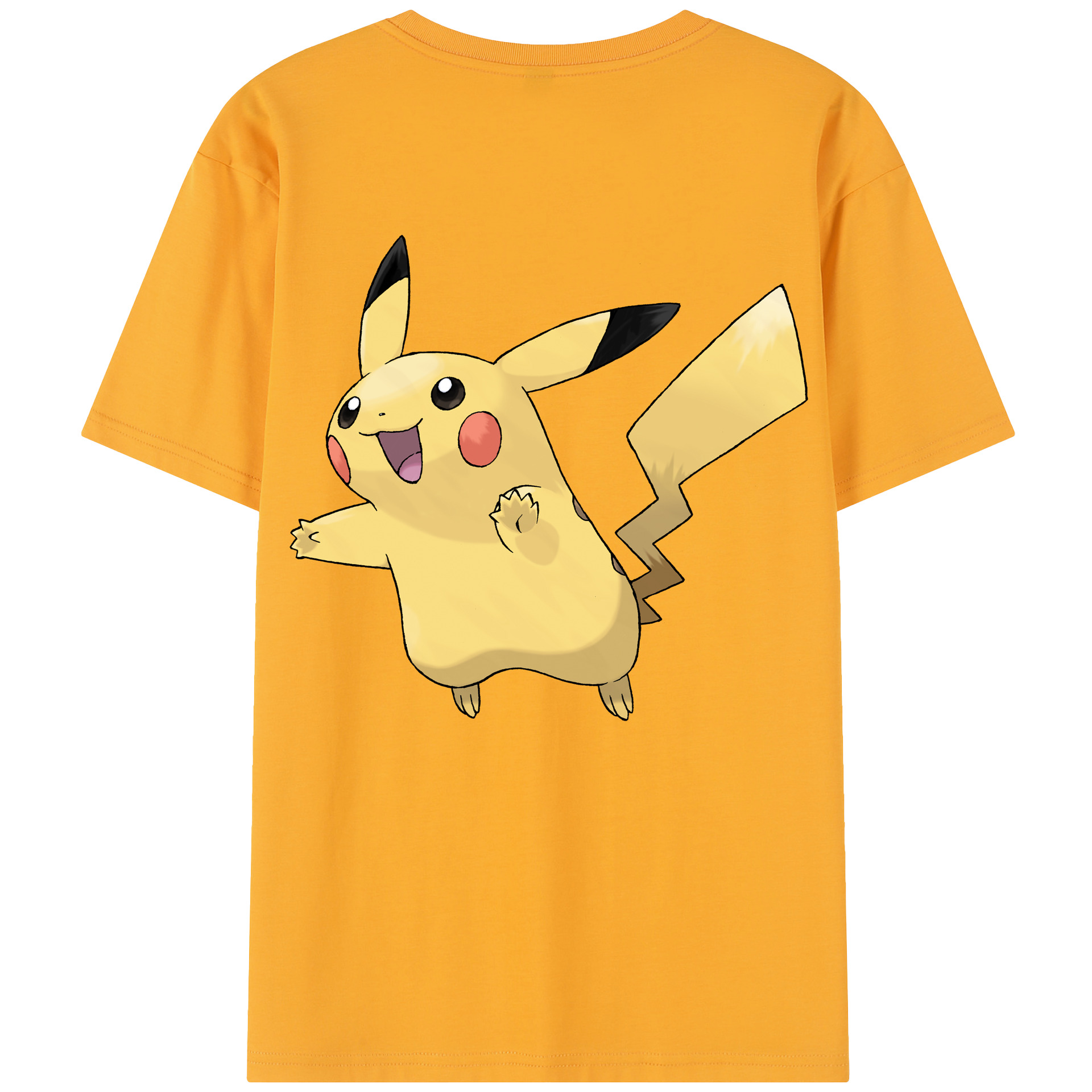 （画像用） ポケットモンスター Pokémon 綿100％半袖Tシャツ（背面プリント）