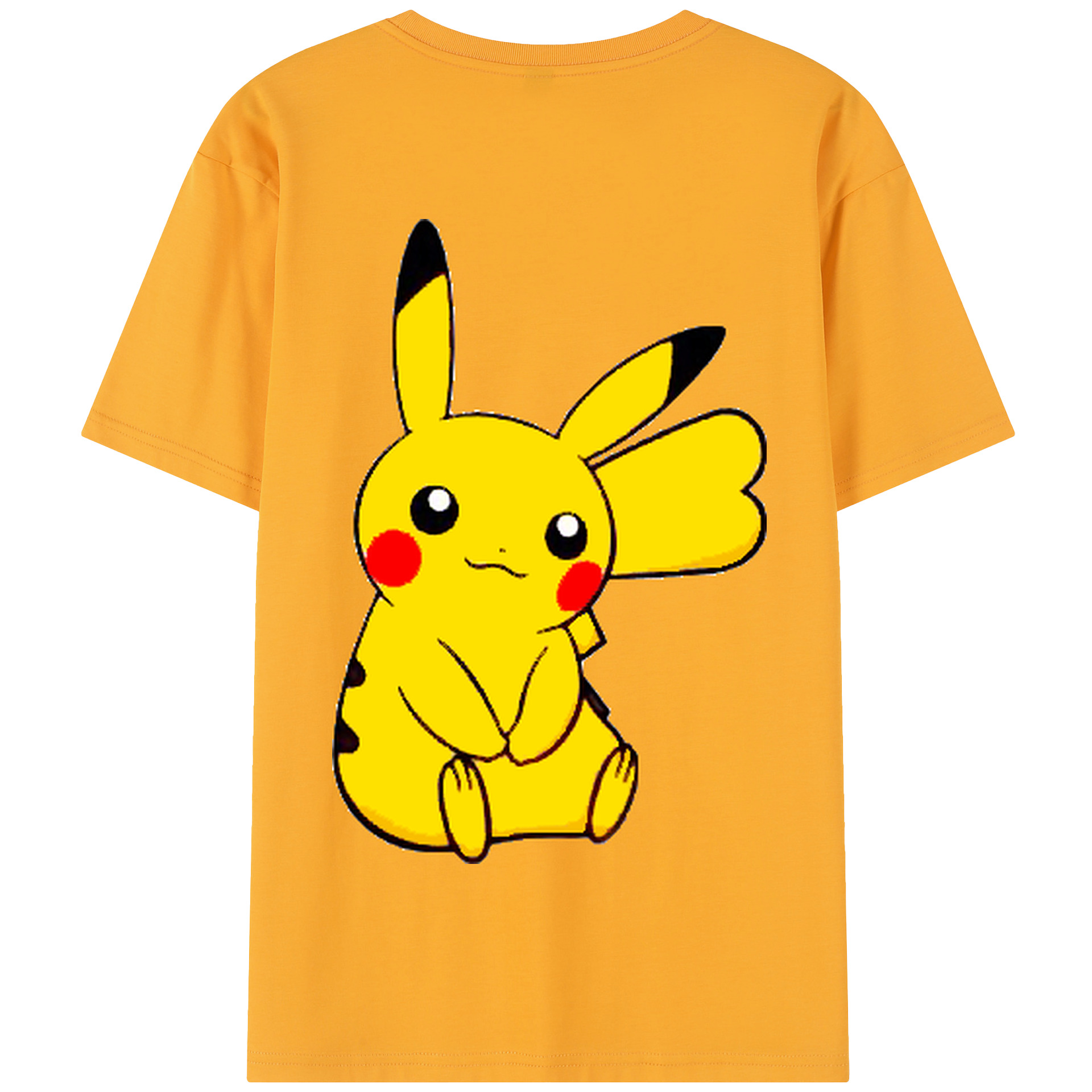 （画像用） ポケットモンスター Pokémon 綿100％半袖Tシャツ（背面プリント）