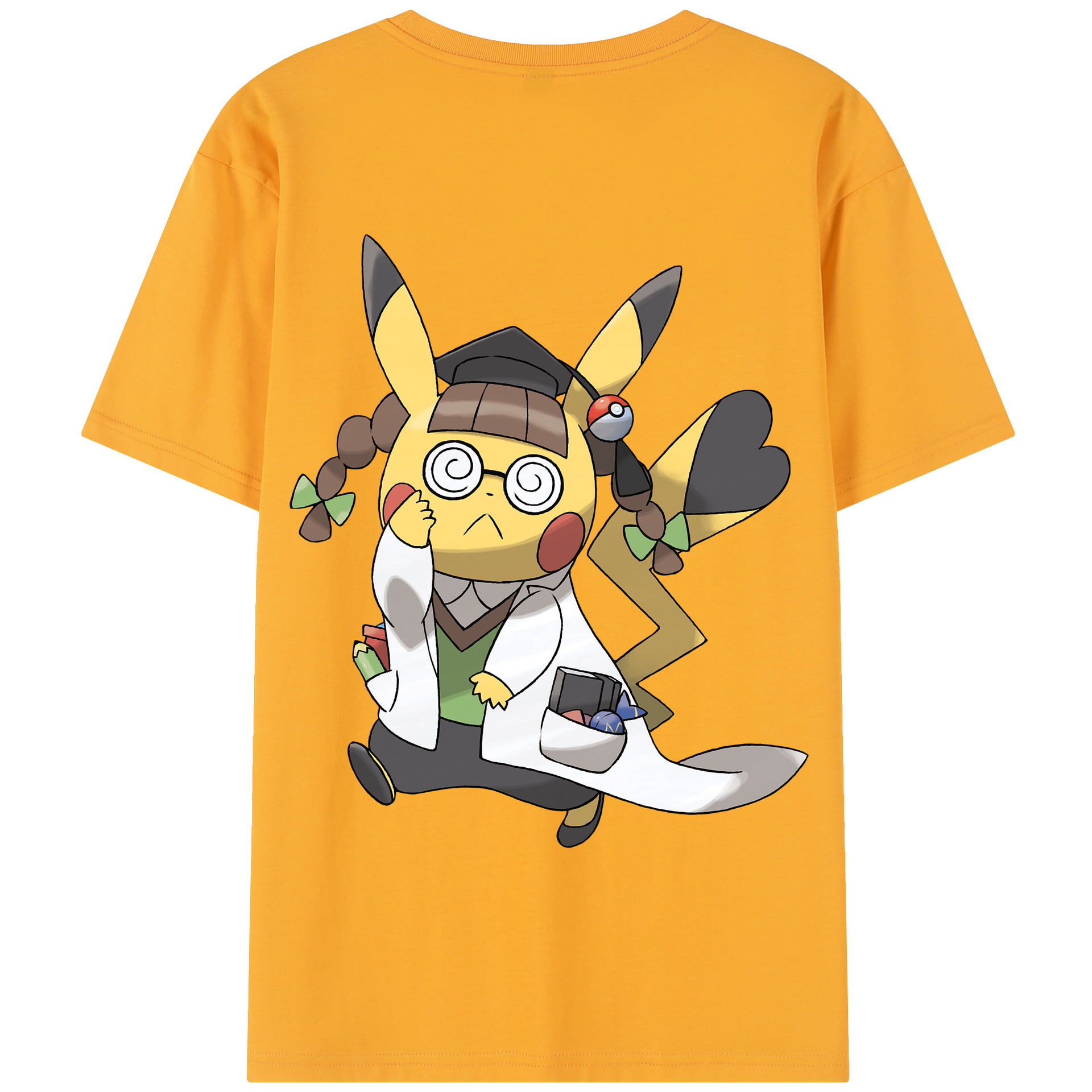 （画像用） ポケットモンスター Pokémon 綿100％半袖Tシャツ（背面プリント）