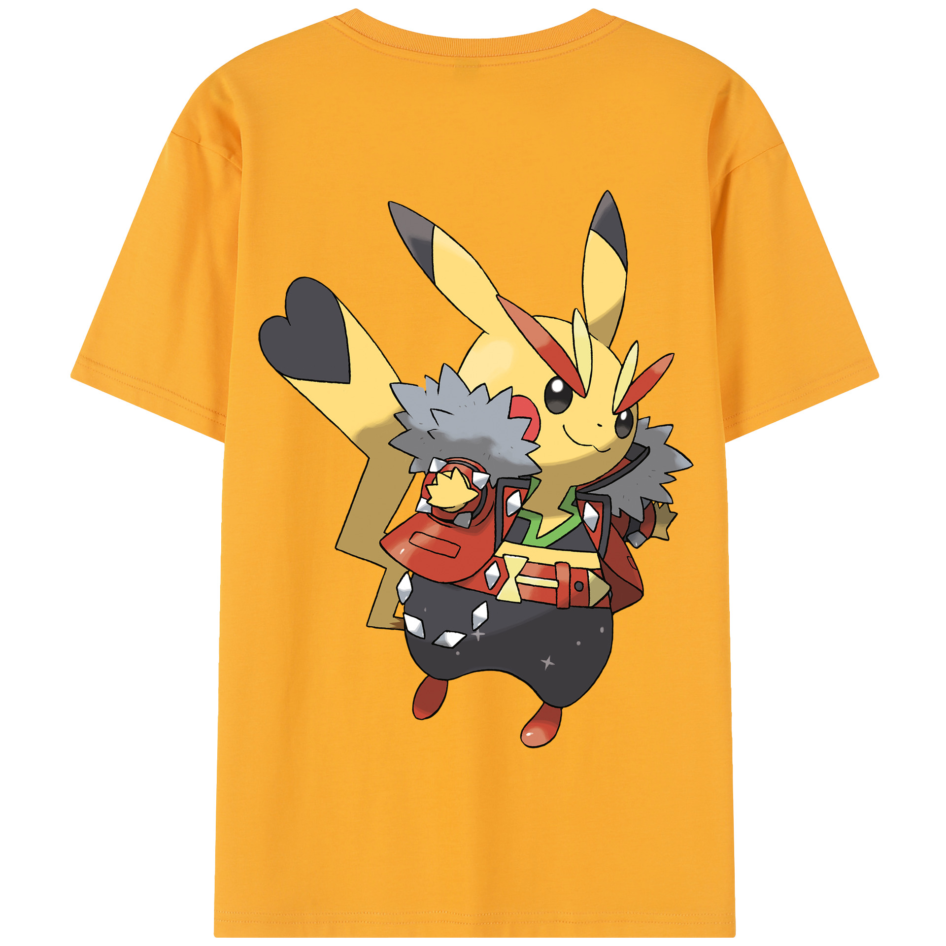 （画像用） ポケットモンスター Pokémon 綿100％半袖Tシャツ（背面プリント）