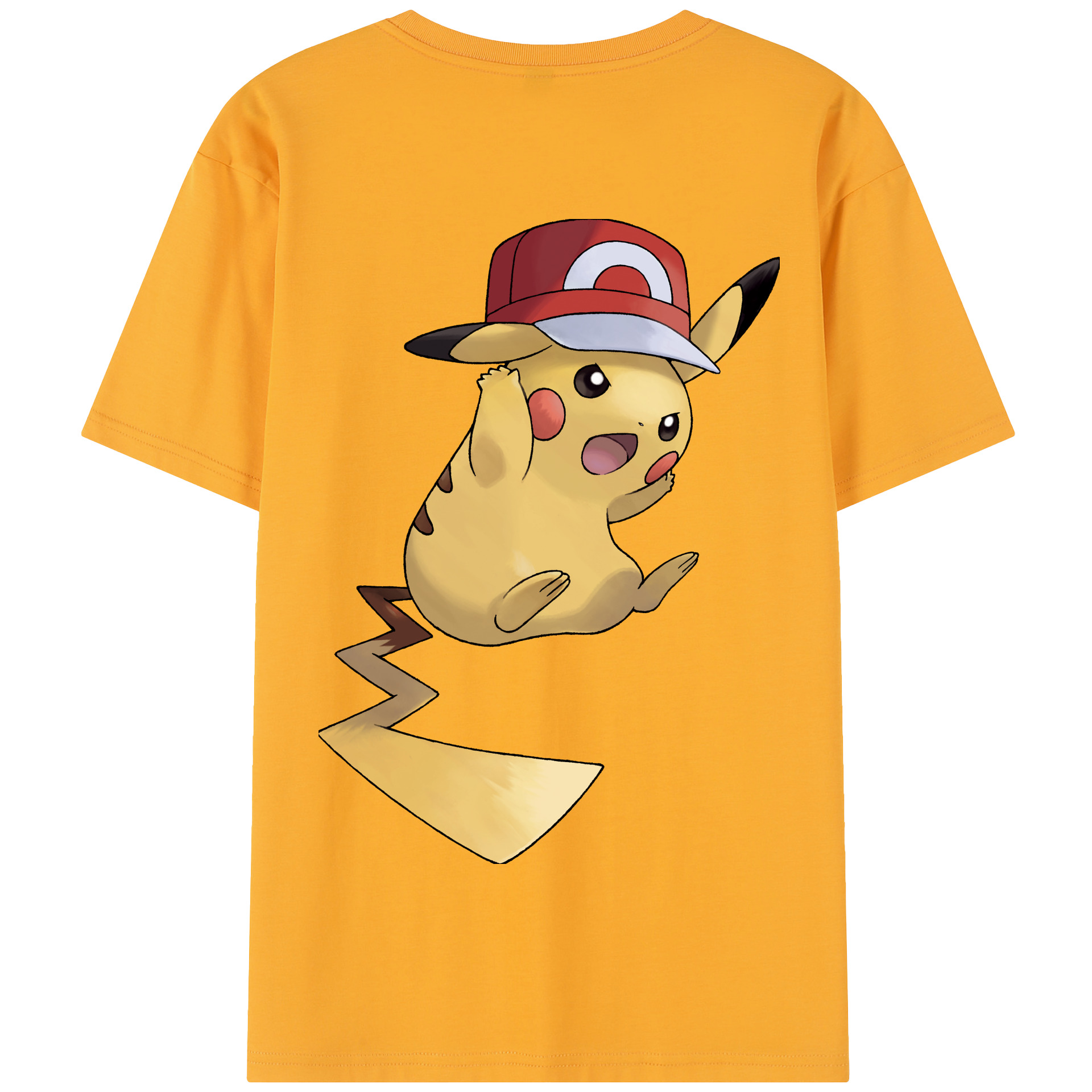 （画像用） ポケットモンスター Pokémon 綿100％半袖Tシャツ（背面プリント）