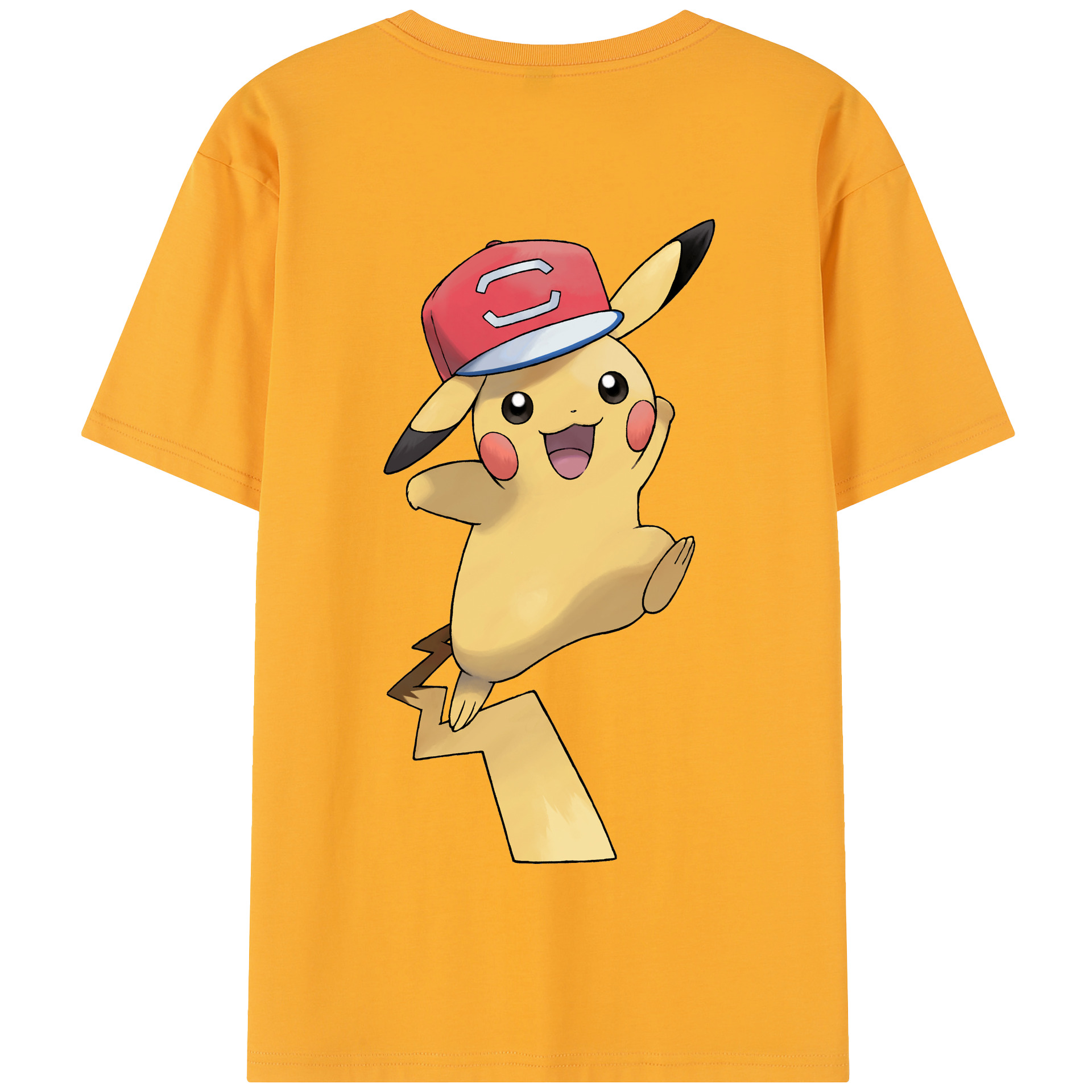 （画像用） ポケットモンスター Pokémon 綿100％半袖Tシャツ（背面プリント）