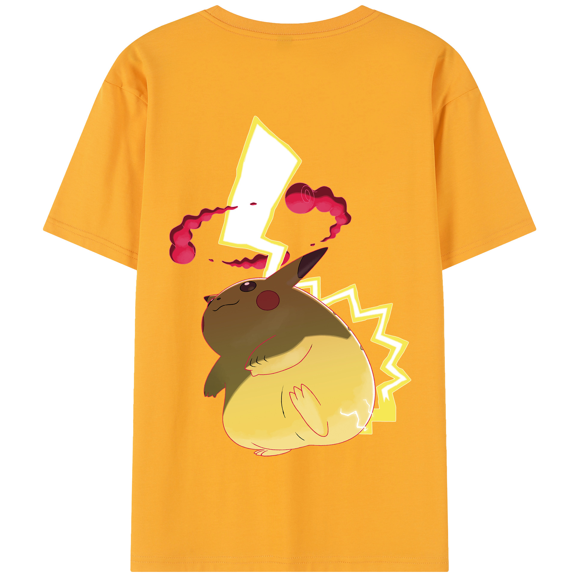 （画像用） ポケットモンスター Pokémon 綿100％半袖Tシャツ（背面プリント）