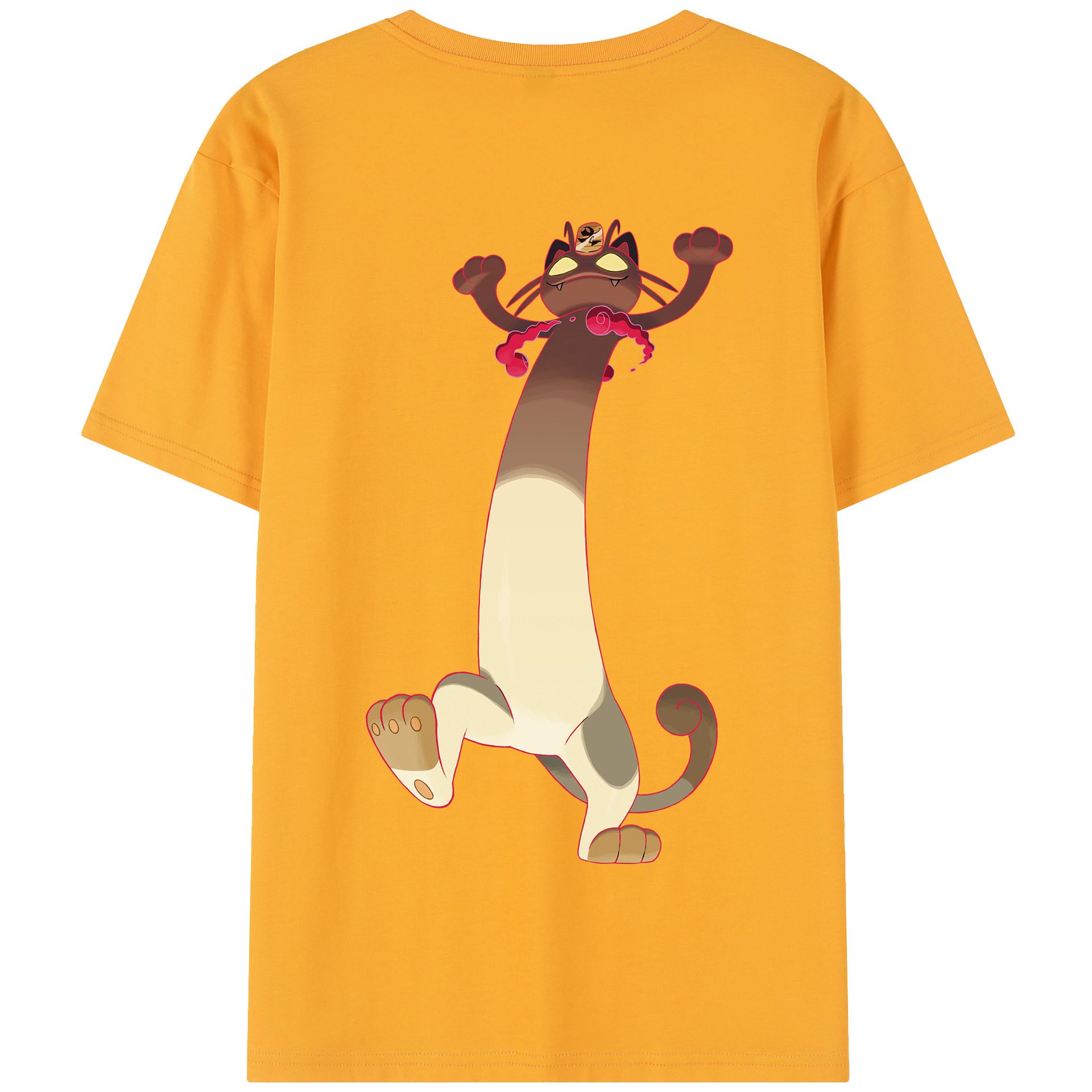 （画像用） ポケットモンスター Pokémon 綿100％半袖Tシャツ（背面プリント）