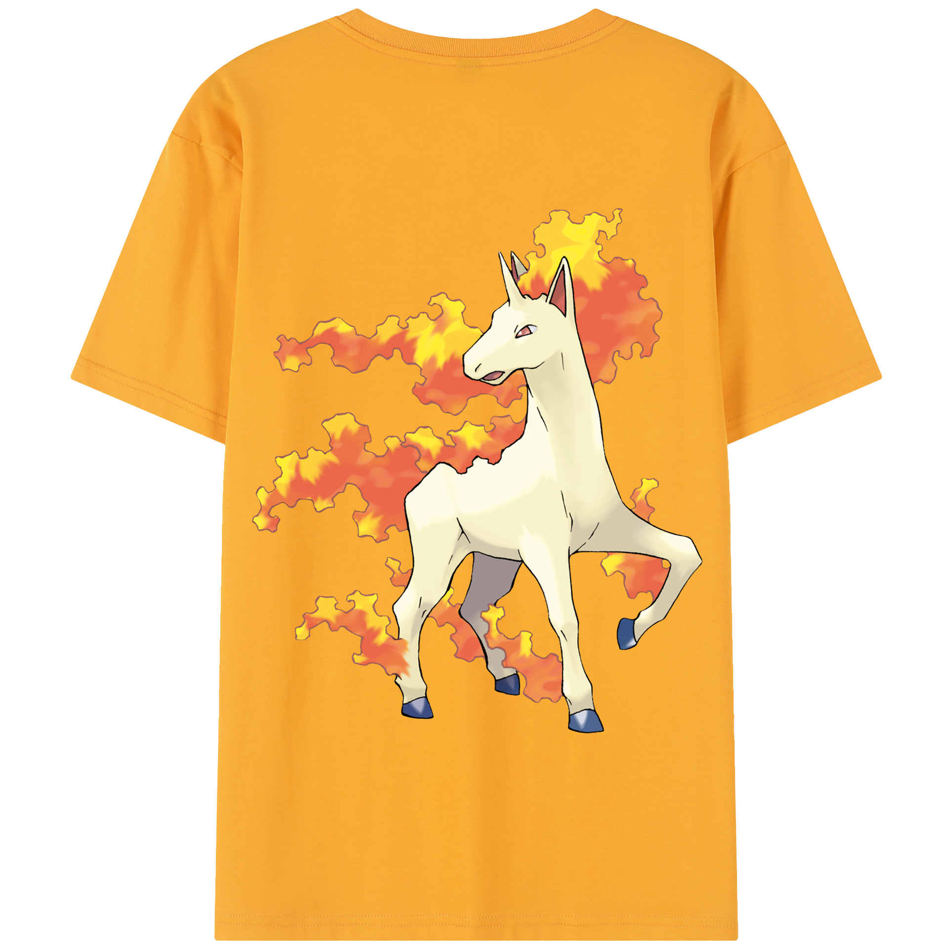 （画像用） ポケットモンスター Pokémon 綿100％半袖Tシャツ（背面プリント）