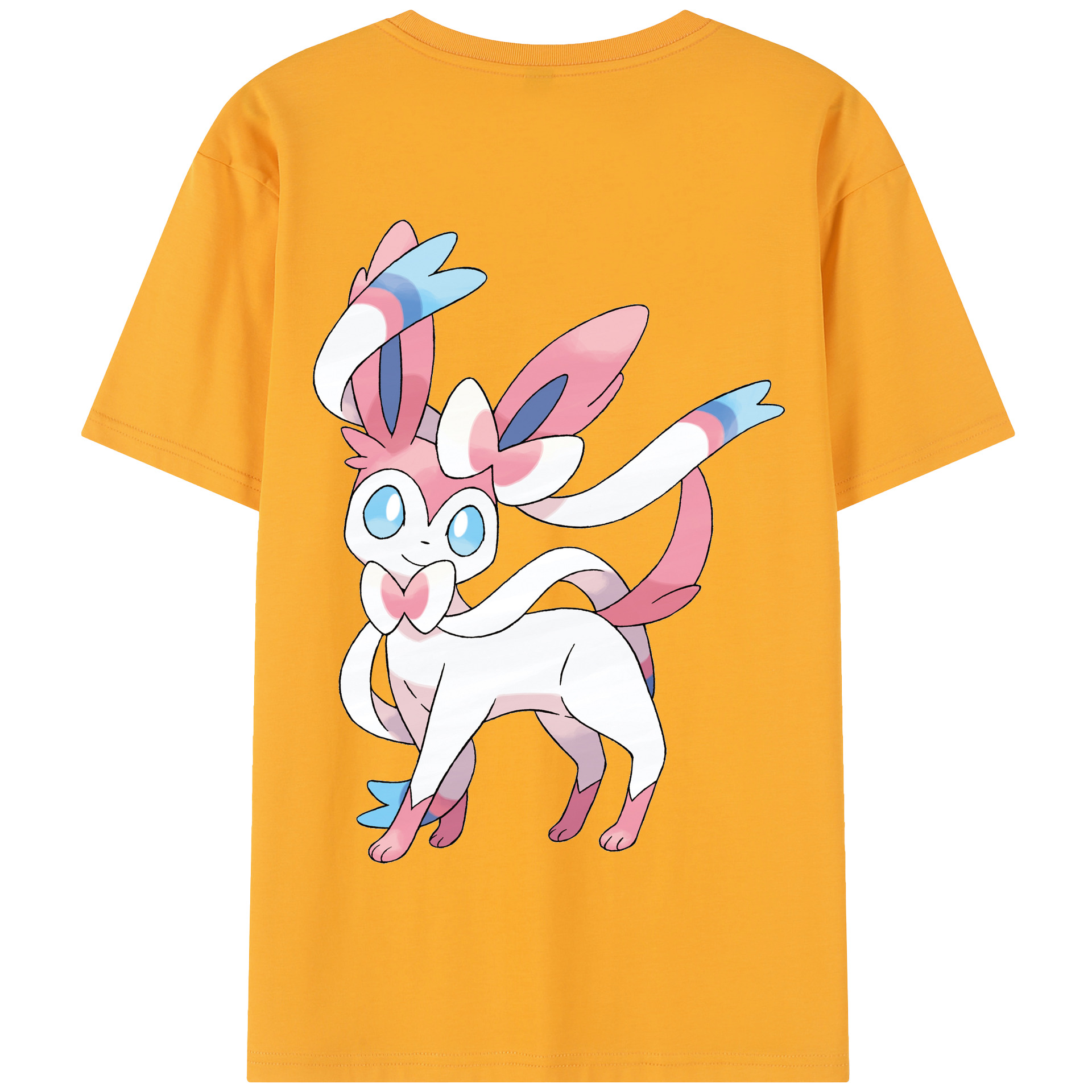 （画像用） ポケットモンスター Pokémon 綿100％半袖Tシャツ（背面プリント）