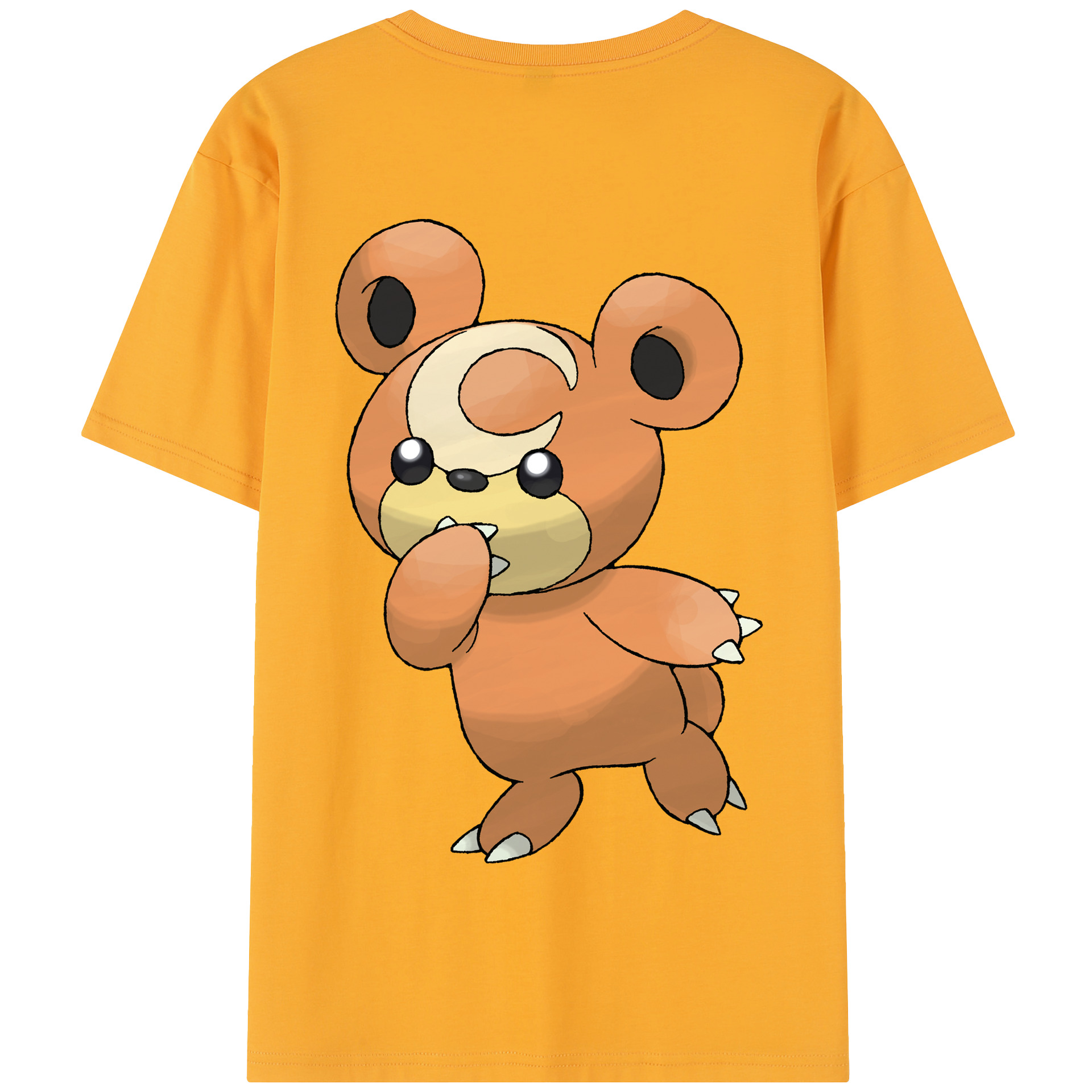 （画像用） ポケットモンスター Pokémon 綿100％半袖Tシャツ（背面プリント）