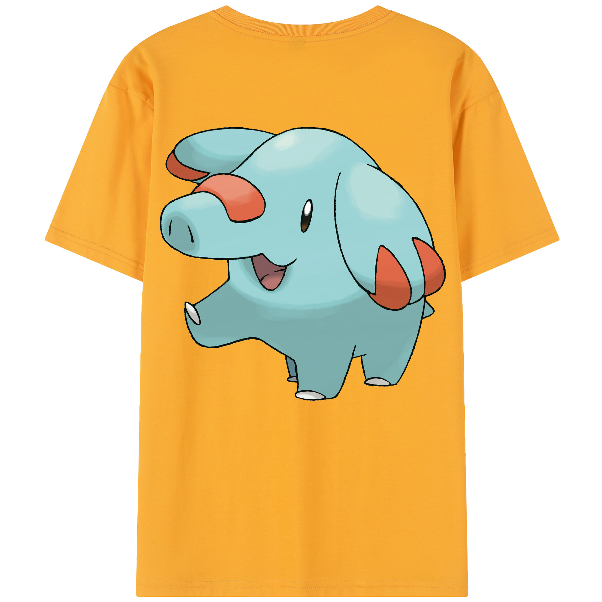 （画像用） ポケットモンスター Pokémon 綿100％半袖Tシャツ（背面プリント）