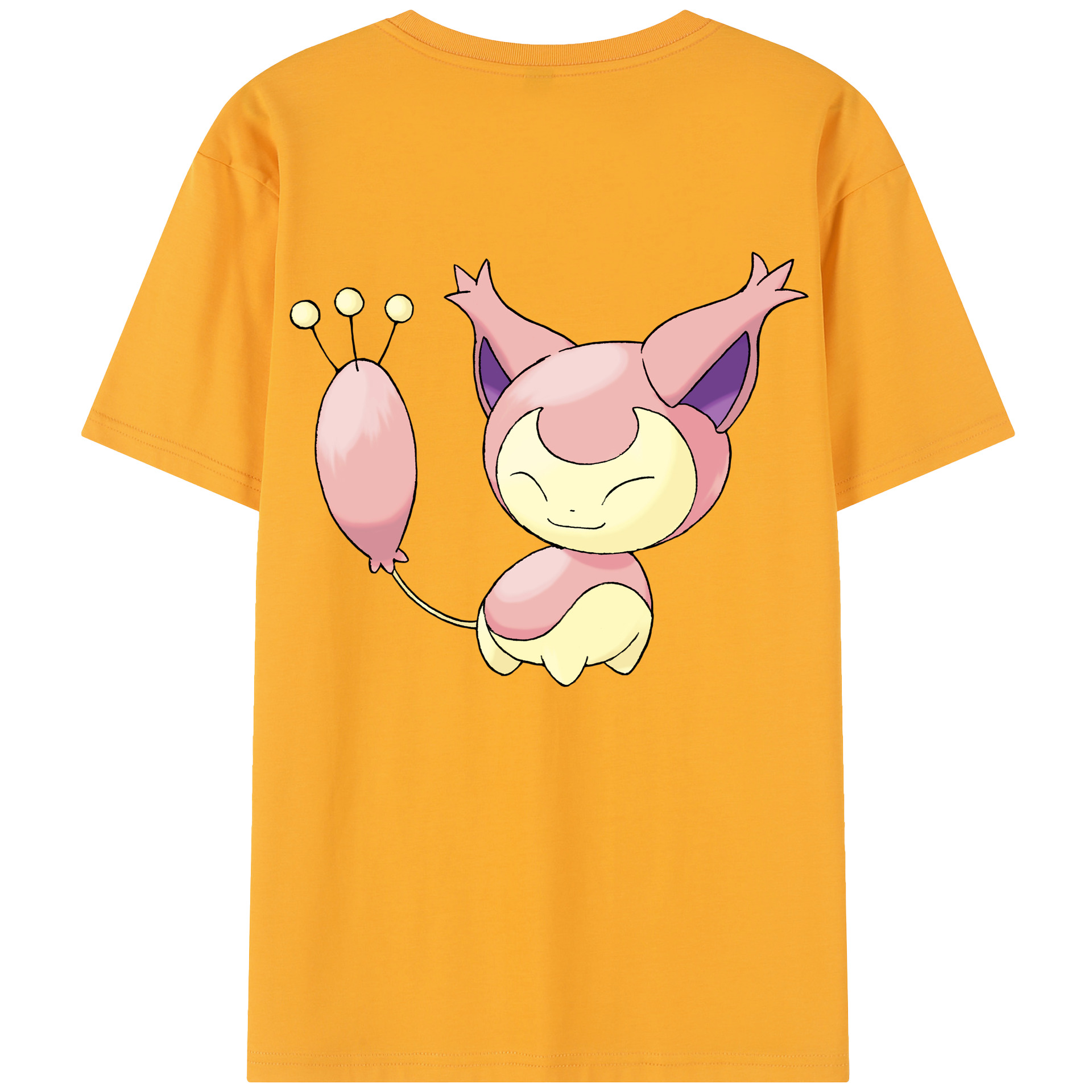 （画像用） ポケットモンスター Pokémon 綿100％半袖Tシャツ（背面プリント）