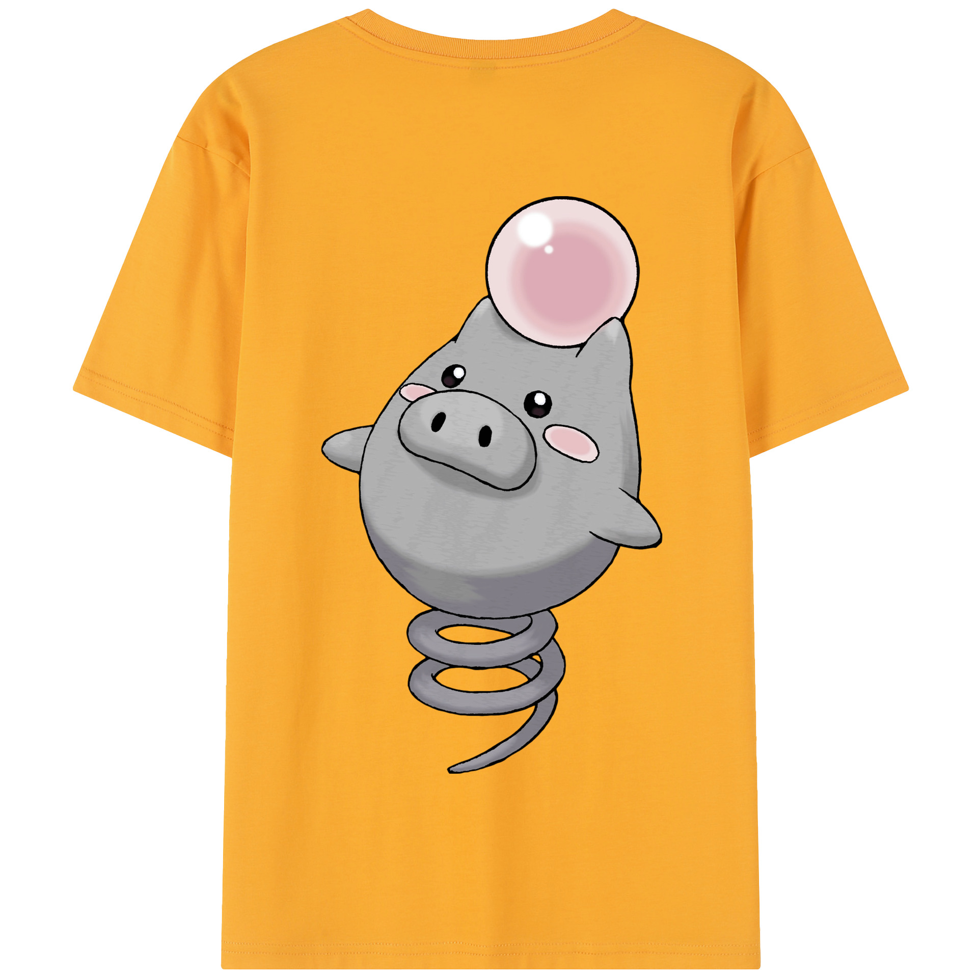 （画像用） ポケットモンスター Pokémon 綿100％半袖Tシャツ（背面プリント）