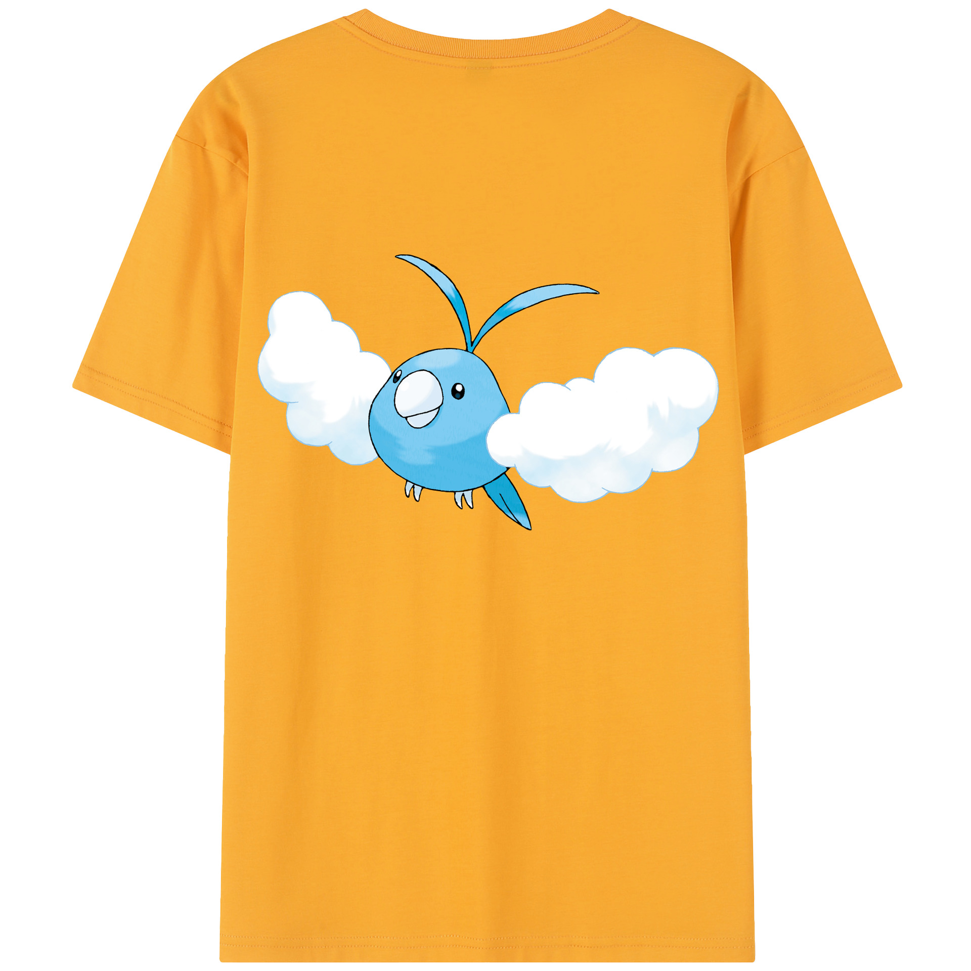 （画像用） ポケットモンスター Pokémon 綿100％半袖Tシャツ（背面プリント）