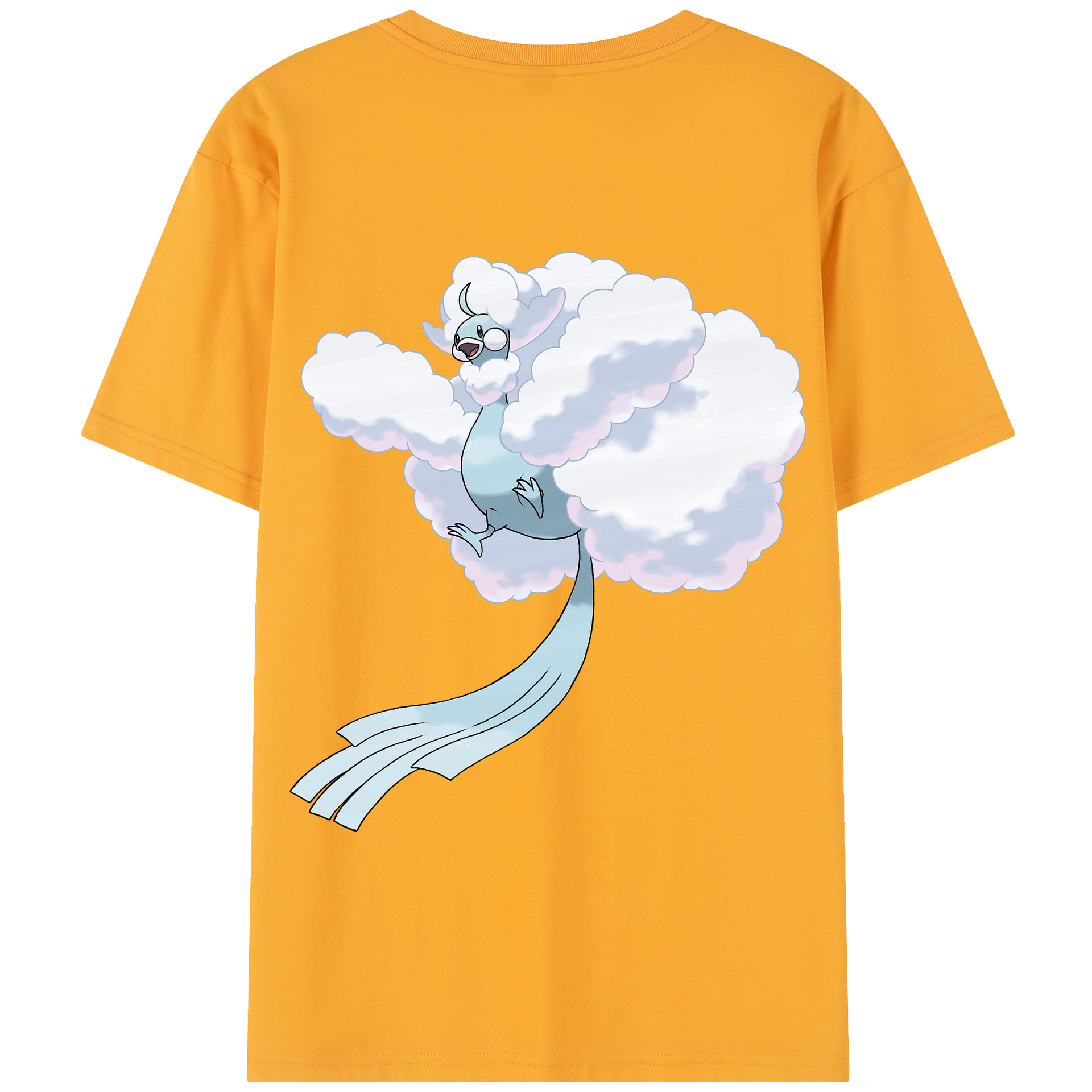 （画像用） ポケットモンスター Pokémon 綿100％半袖Tシャツ（背面プリント）