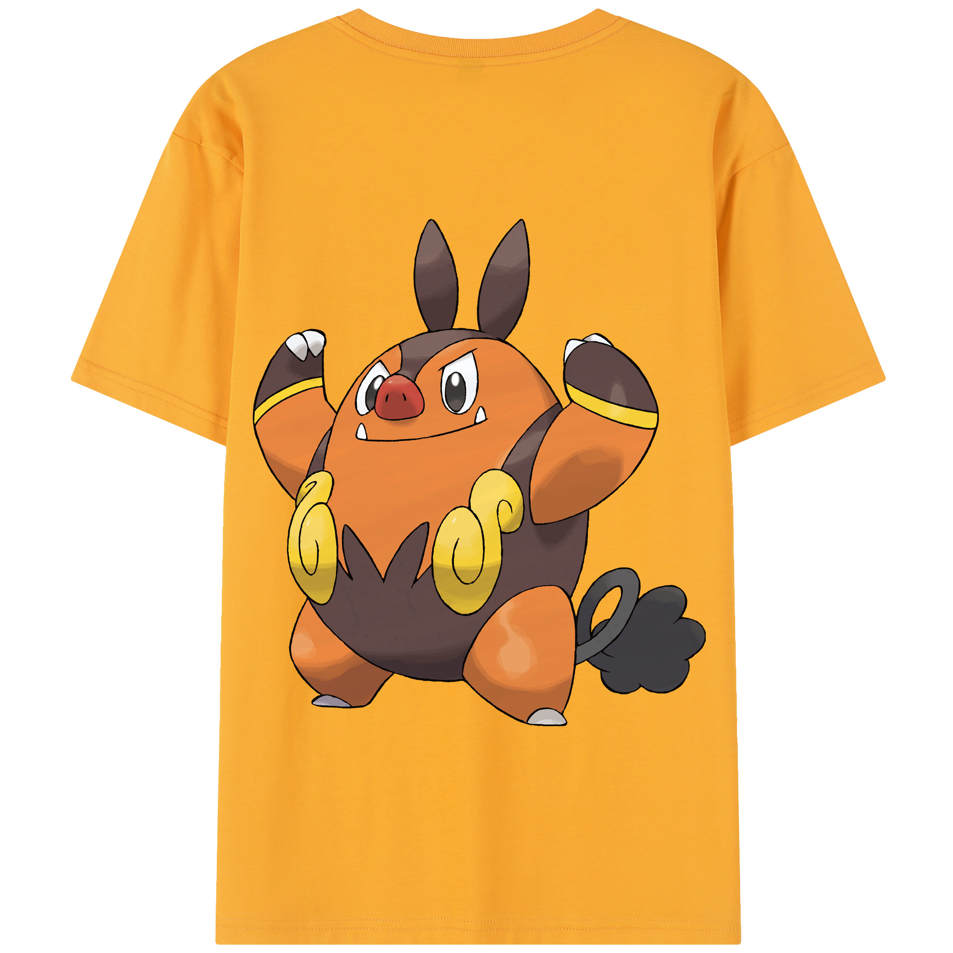 （画像用） ポケットモンスター Pokémon 綿100％半袖Tシャツ（背面プリント）
