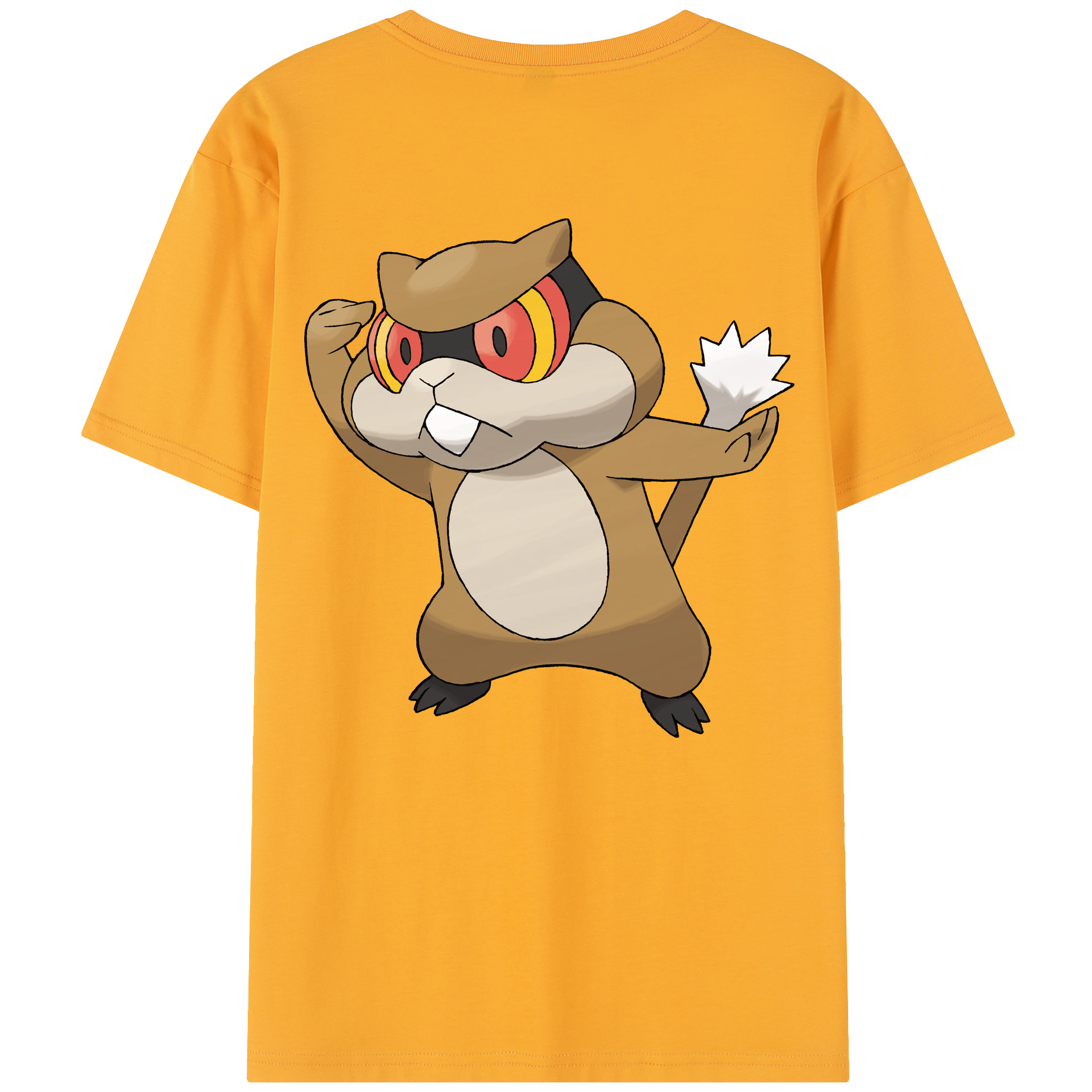 （画像用） ポケットモンスター Pokémon 綿100％半袖Tシャツ（背面プリント）