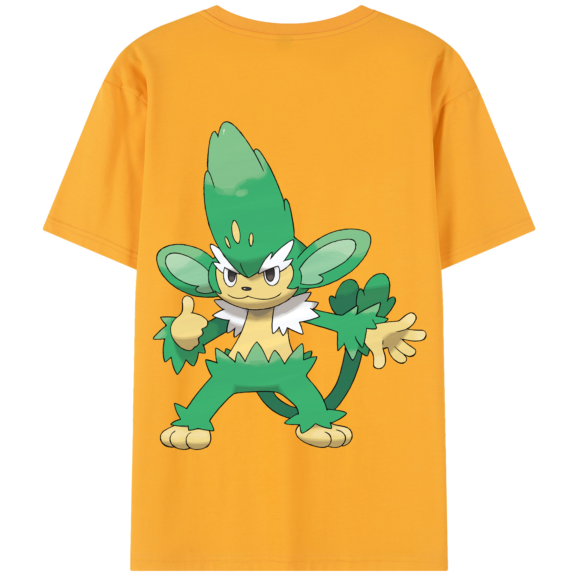 （画像用） ポケットモンスター Pokémon 綿100％半袖Tシャツ（背面プリント）