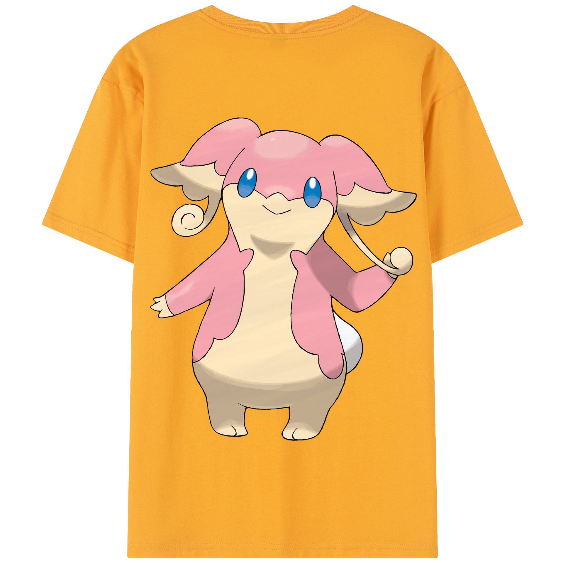 （画像用） ポケットモンスター Pokémon 綿100％半袖Tシャツ（背面プリント）