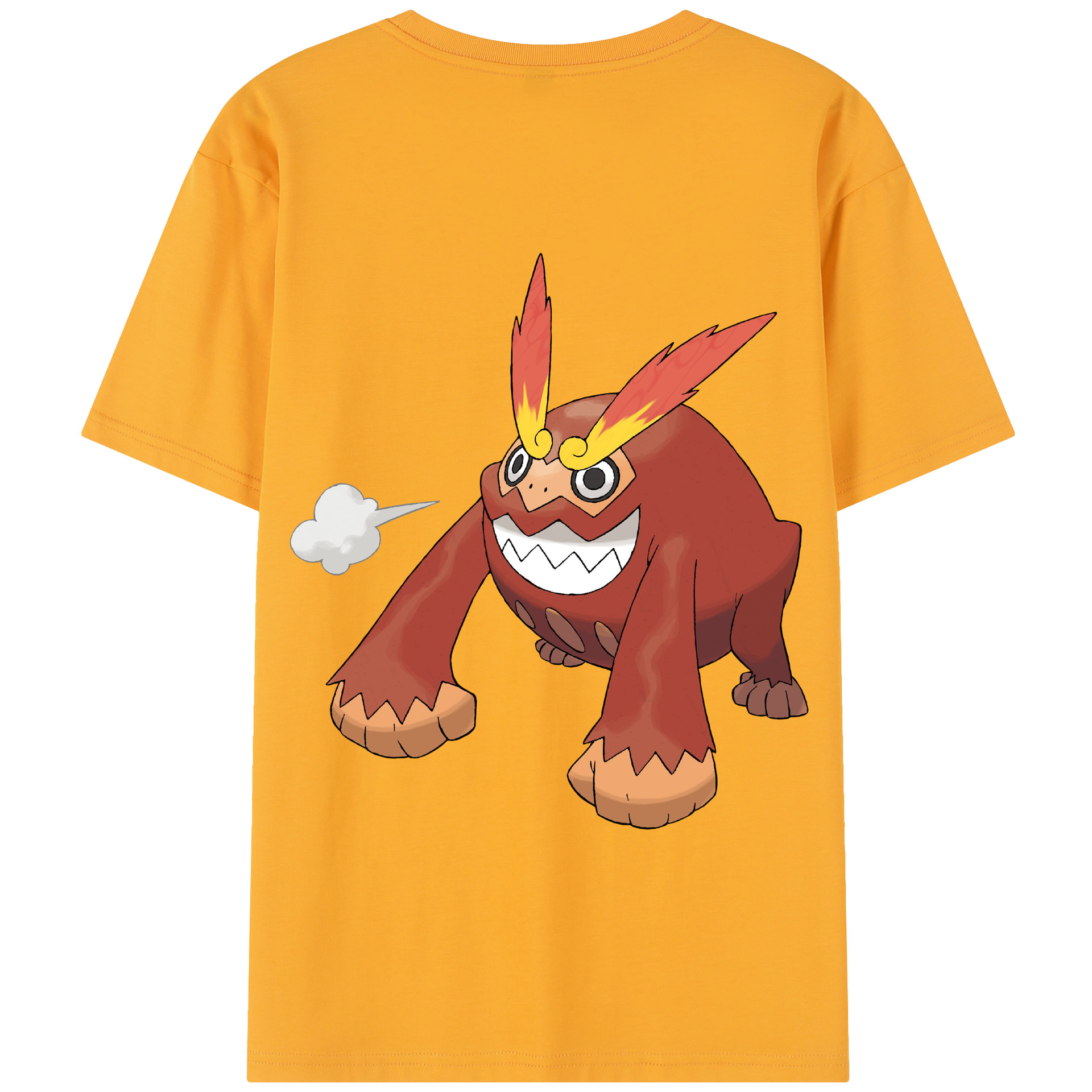 （画像用） ポケットモンスター Pokémon 綿100％半袖Tシャツ（背面プリント）