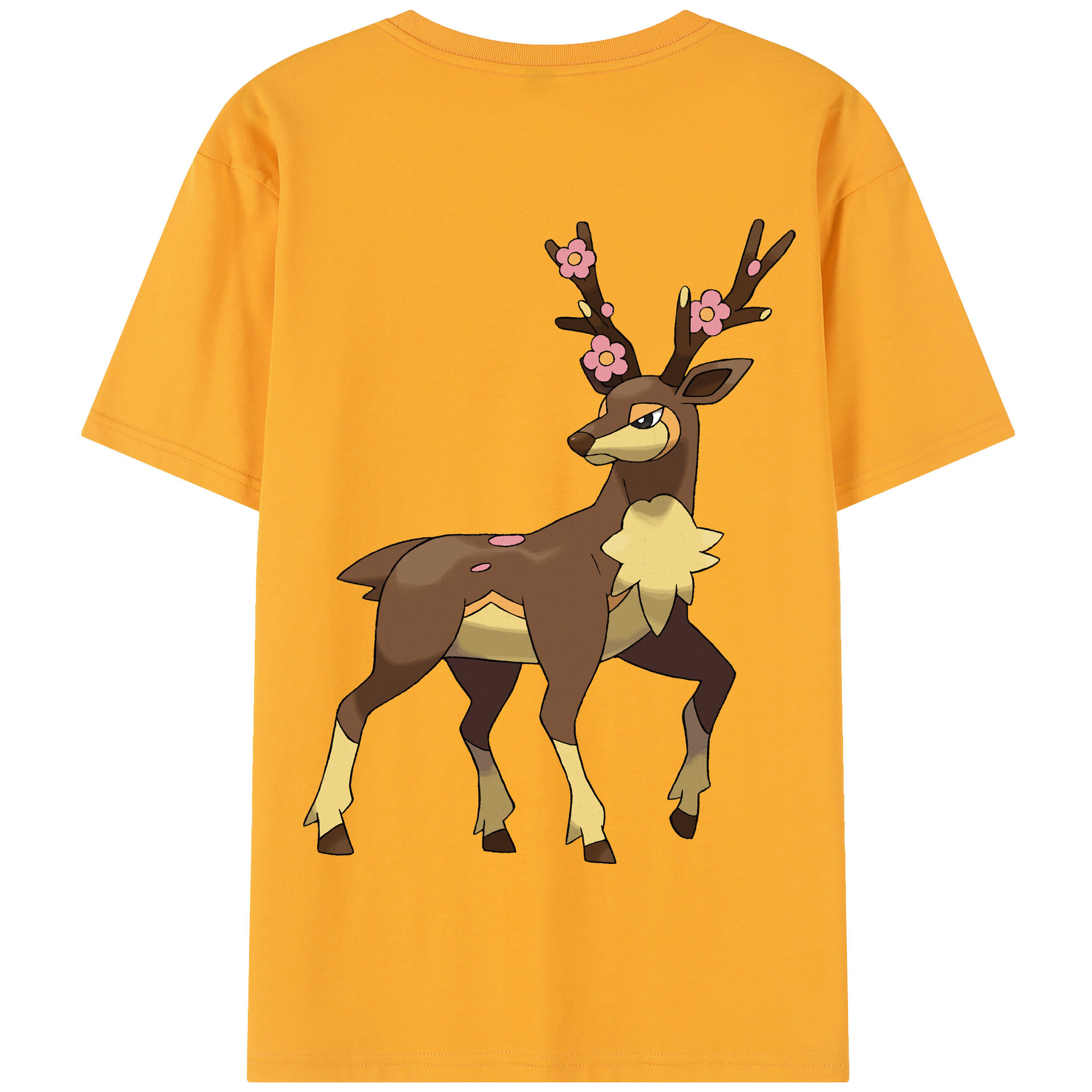 （画像用） ポケットモンスター Pokémon 綿100％半袖Tシャツ（背面プリント）