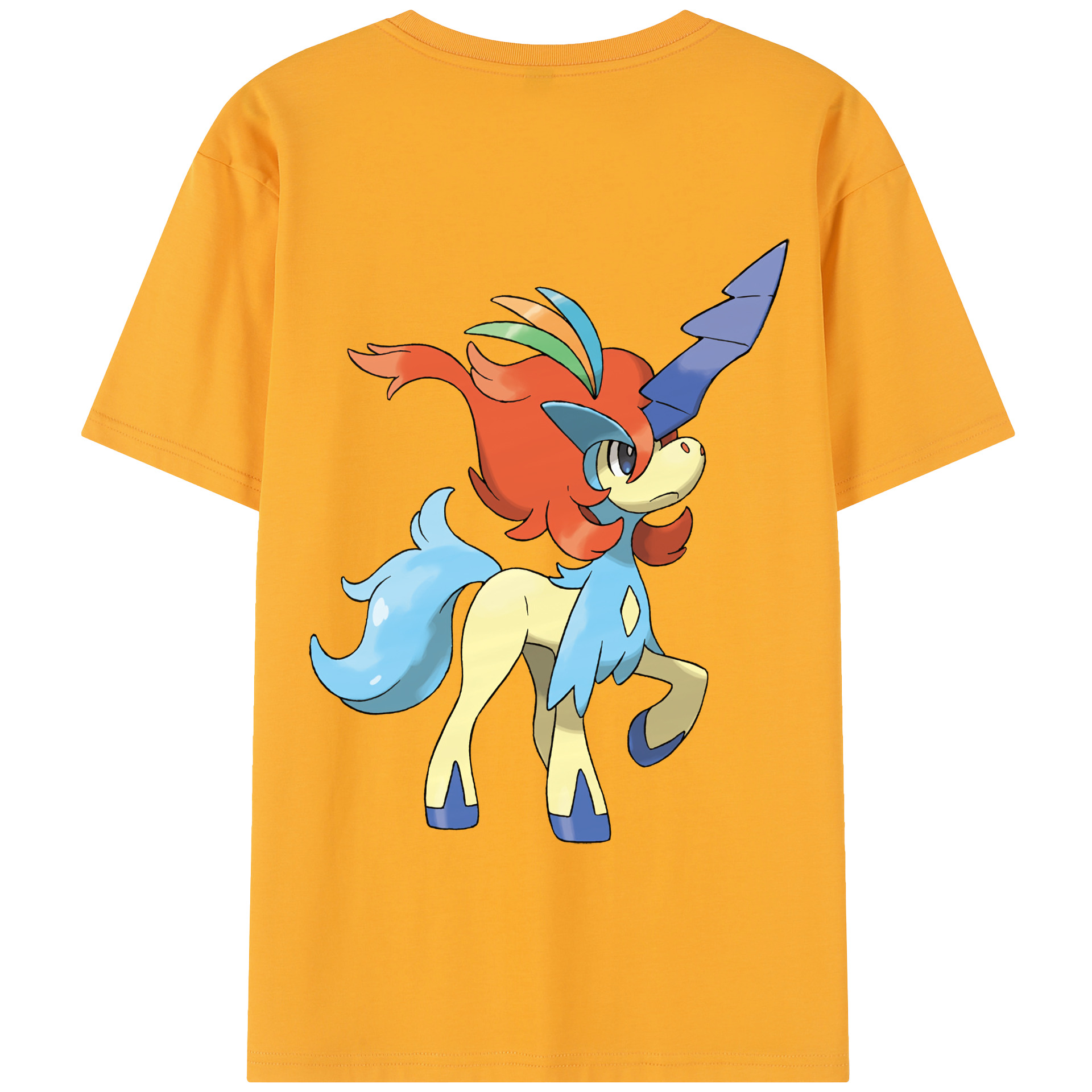 （画像用） ポケットモンスター Pokémon 綿100％半袖Tシャツ（背面プリント）