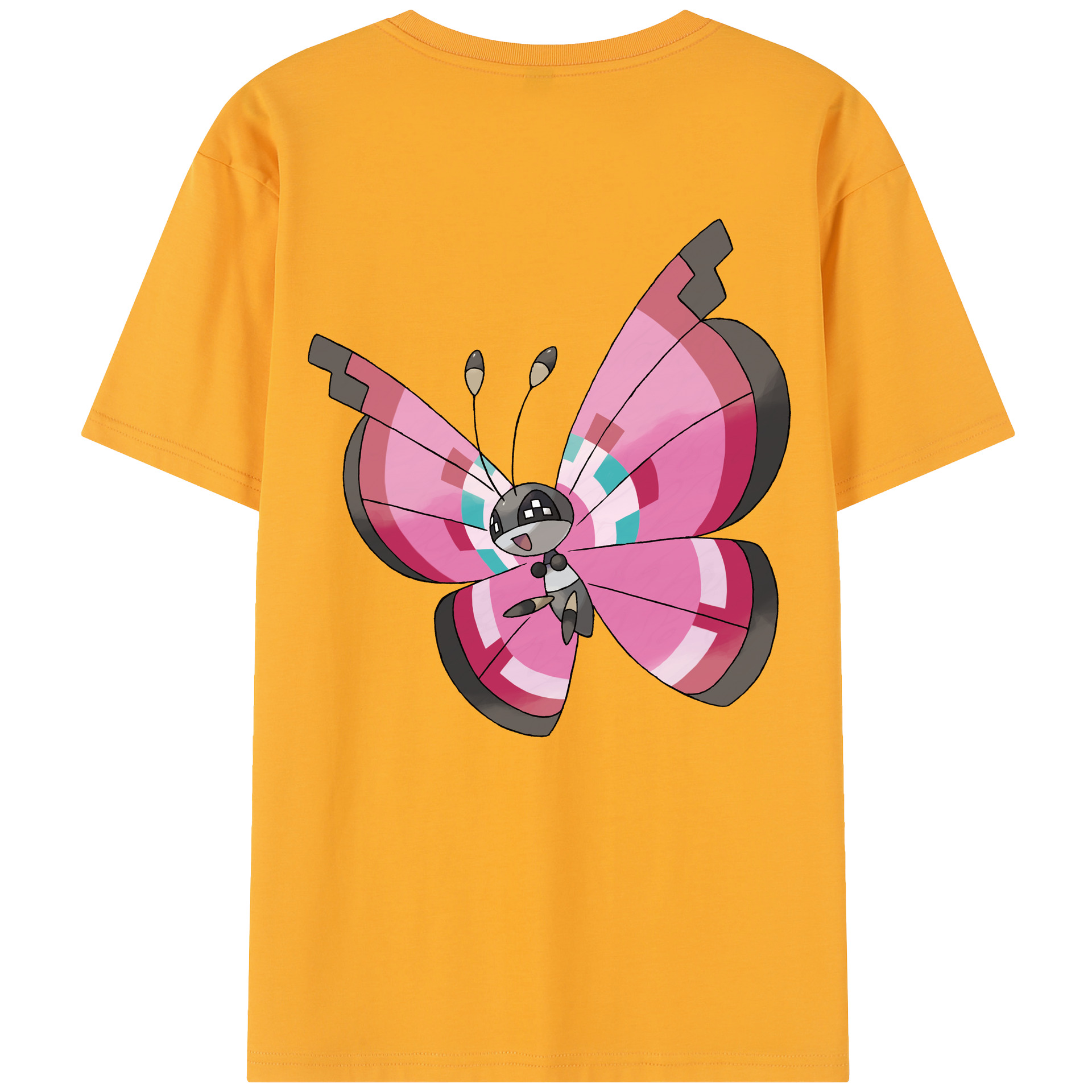 （画像用） ポケットモンスター Pokémon 綿100％半袖Tシャツ（背面プリント）