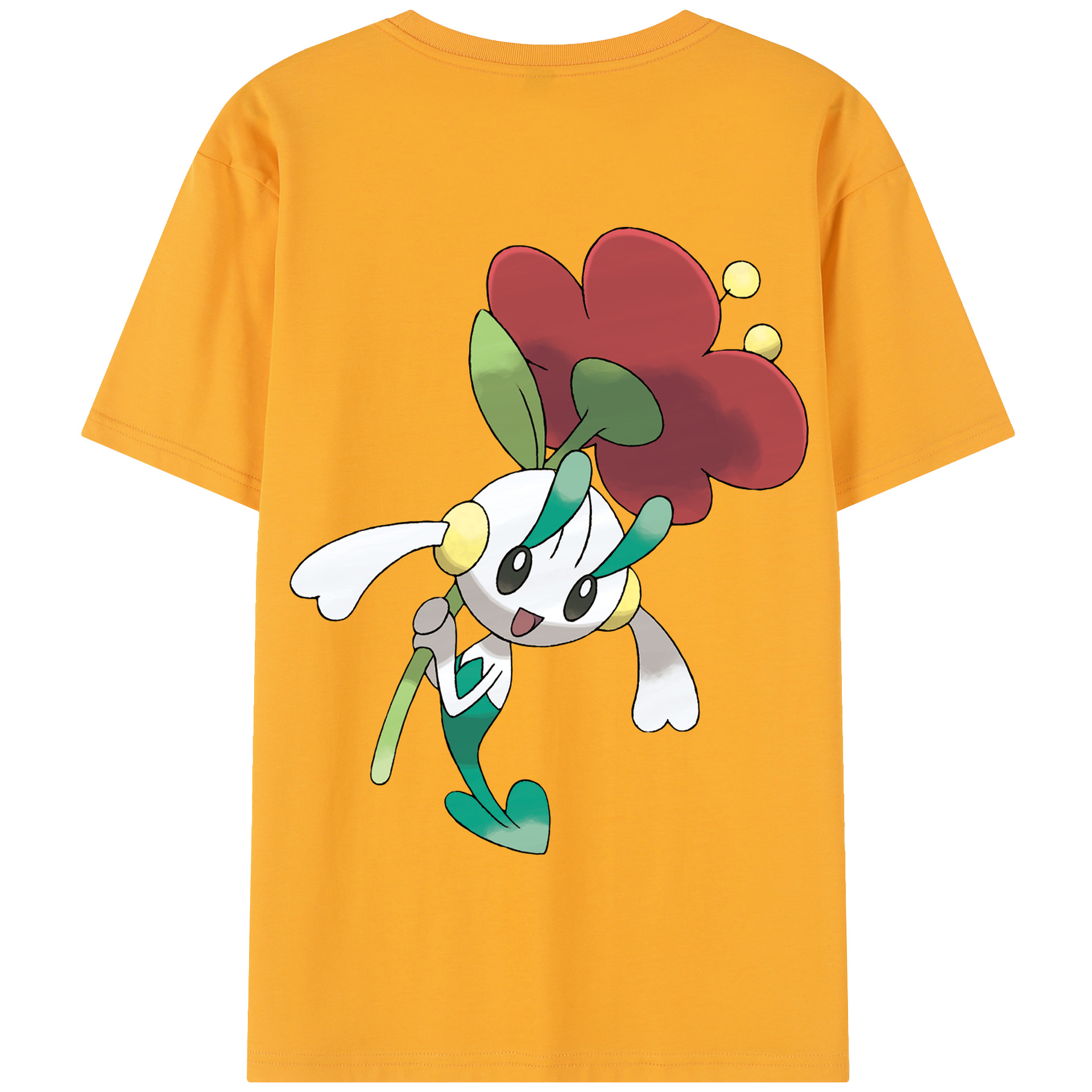 （画像用） ポケットモンスター Pokémon 綿100％半袖Tシャツ（背面プリント）