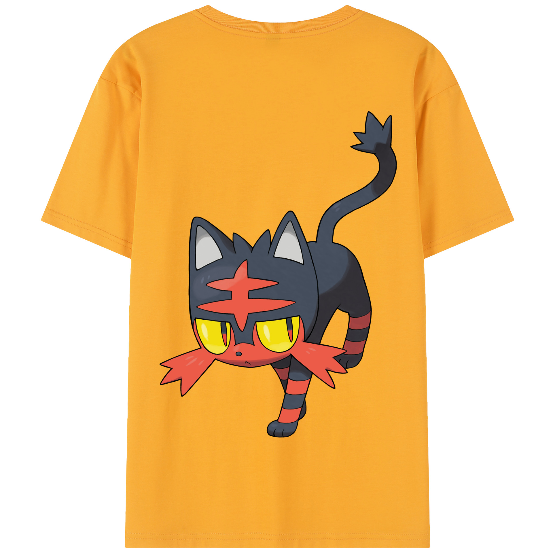（画像用） ポケットモンスター Pokémon 綿100％半袖Tシャツ（背面プリント）