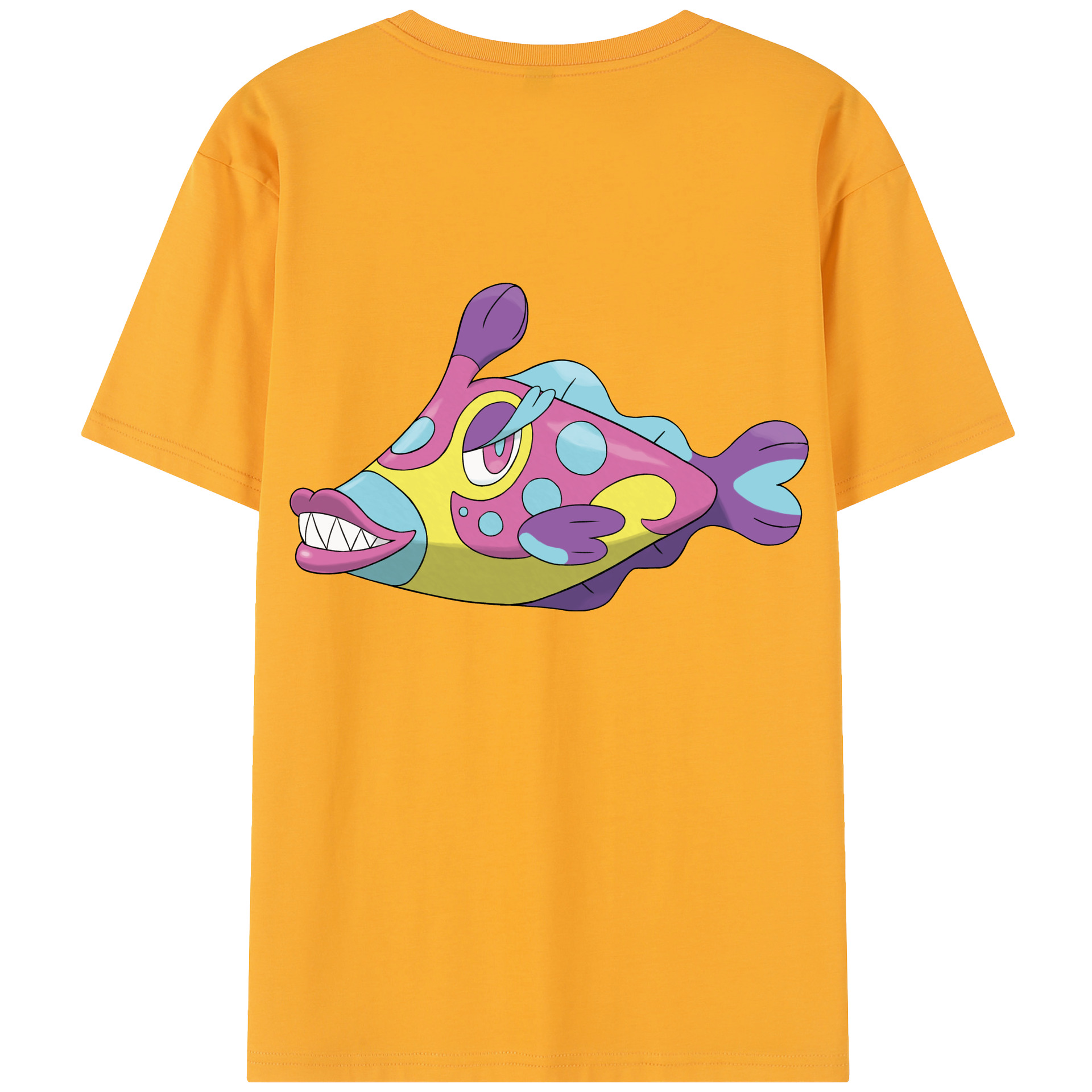 （画像用） ポケットモンスター Pokémon 綿100％半袖Tシャツ（背面プリント）