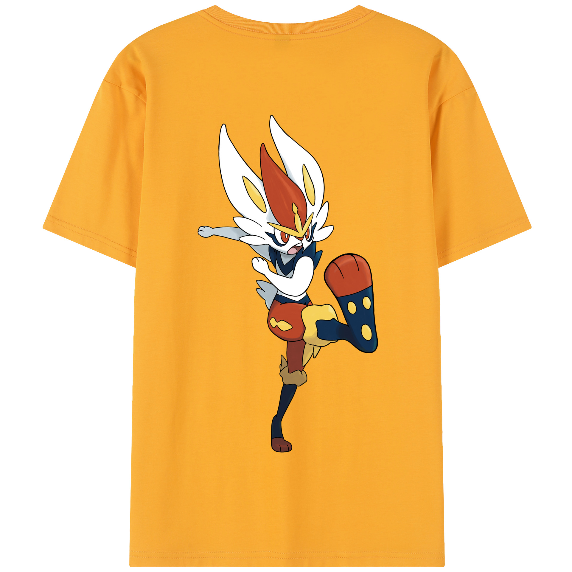 （画像用） ポケットモンスター Pokémon 綿100％半袖Tシャツ（背面プリント）