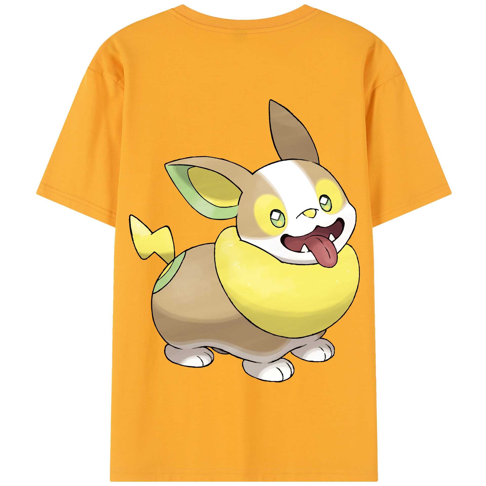 （画像用） ポケットモンスター Pokémon 綿100％半袖Tシャツ（背面プリント）