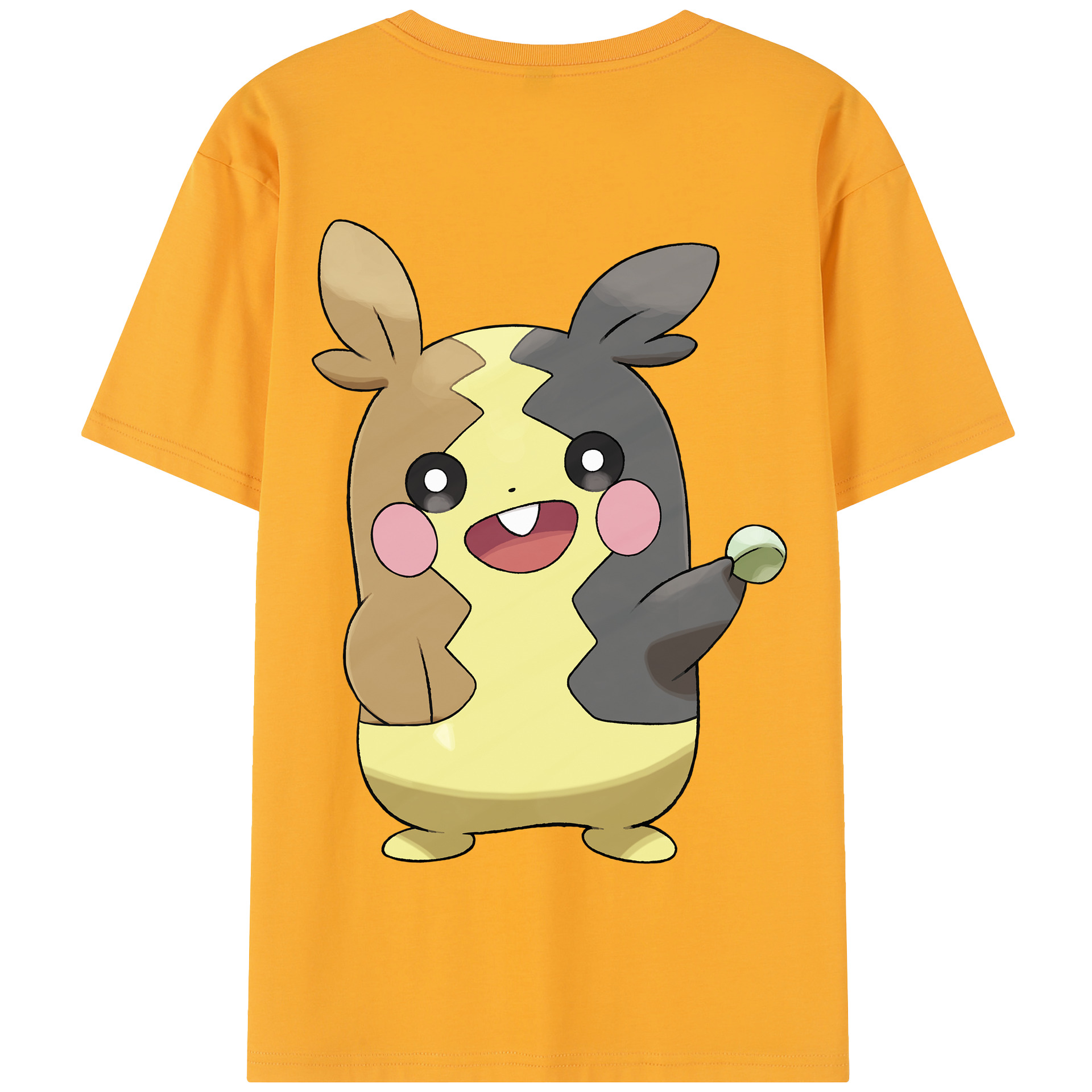 （画像用） ポケットモンスター Pokémon 綿100％半袖Tシャツ（背面プリント）