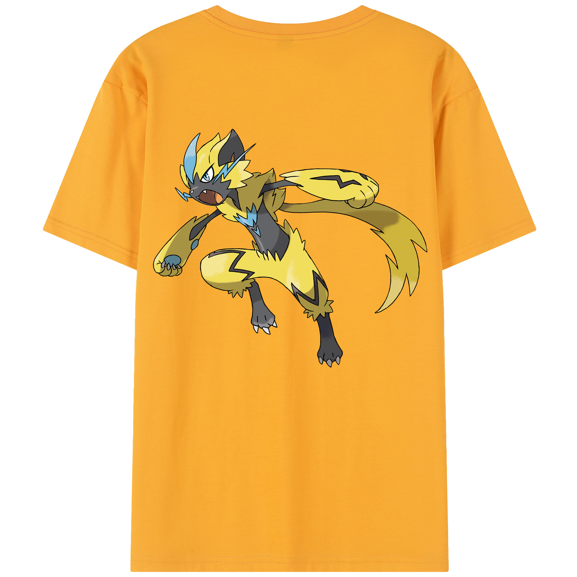 （画像用） ポケットモンスター Pokémon 綿100％半袖Tシャツ（背面プリント）