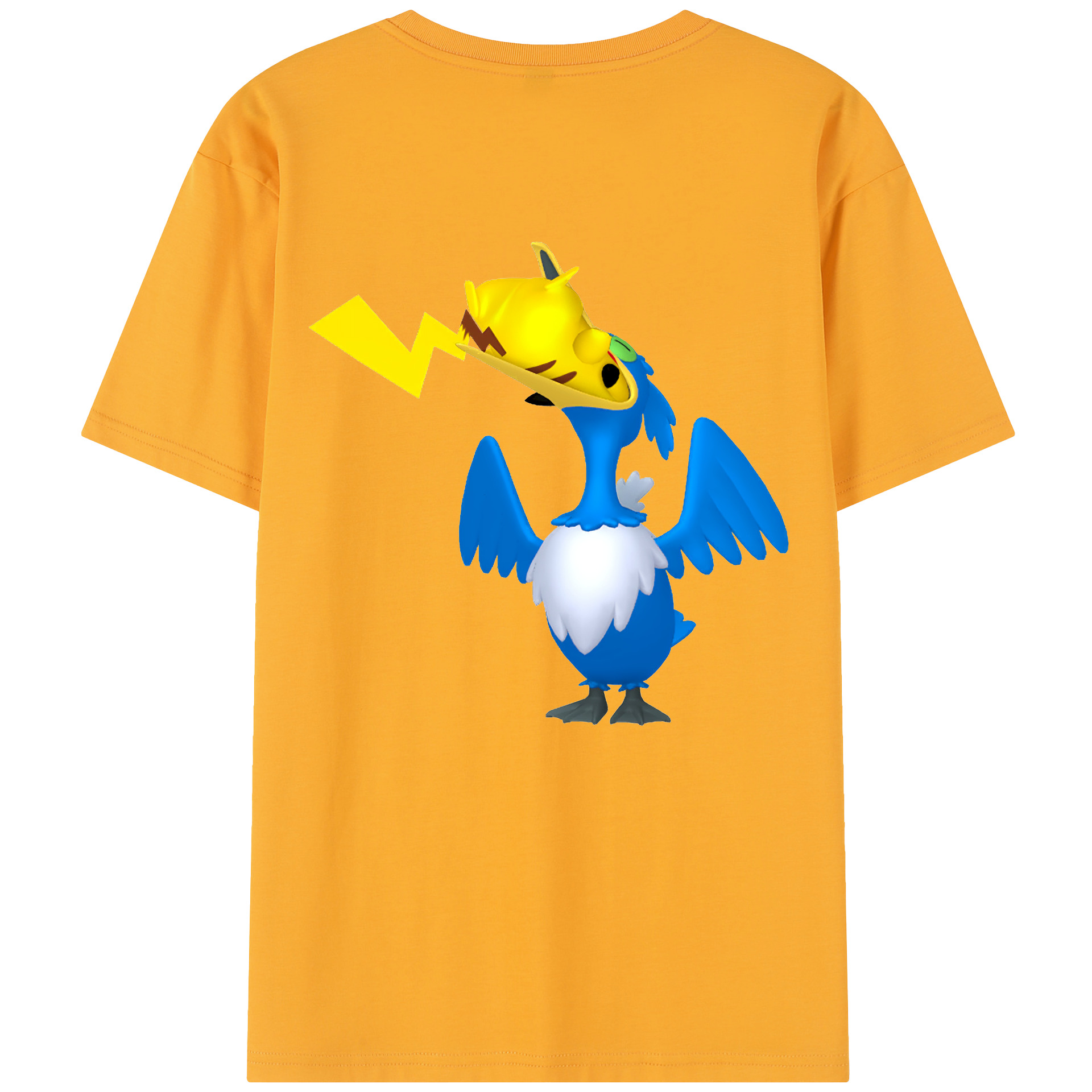 （画像用） ポケットモンスター Pokémon 綿100％半袖Tシャツ（背面プリント）
