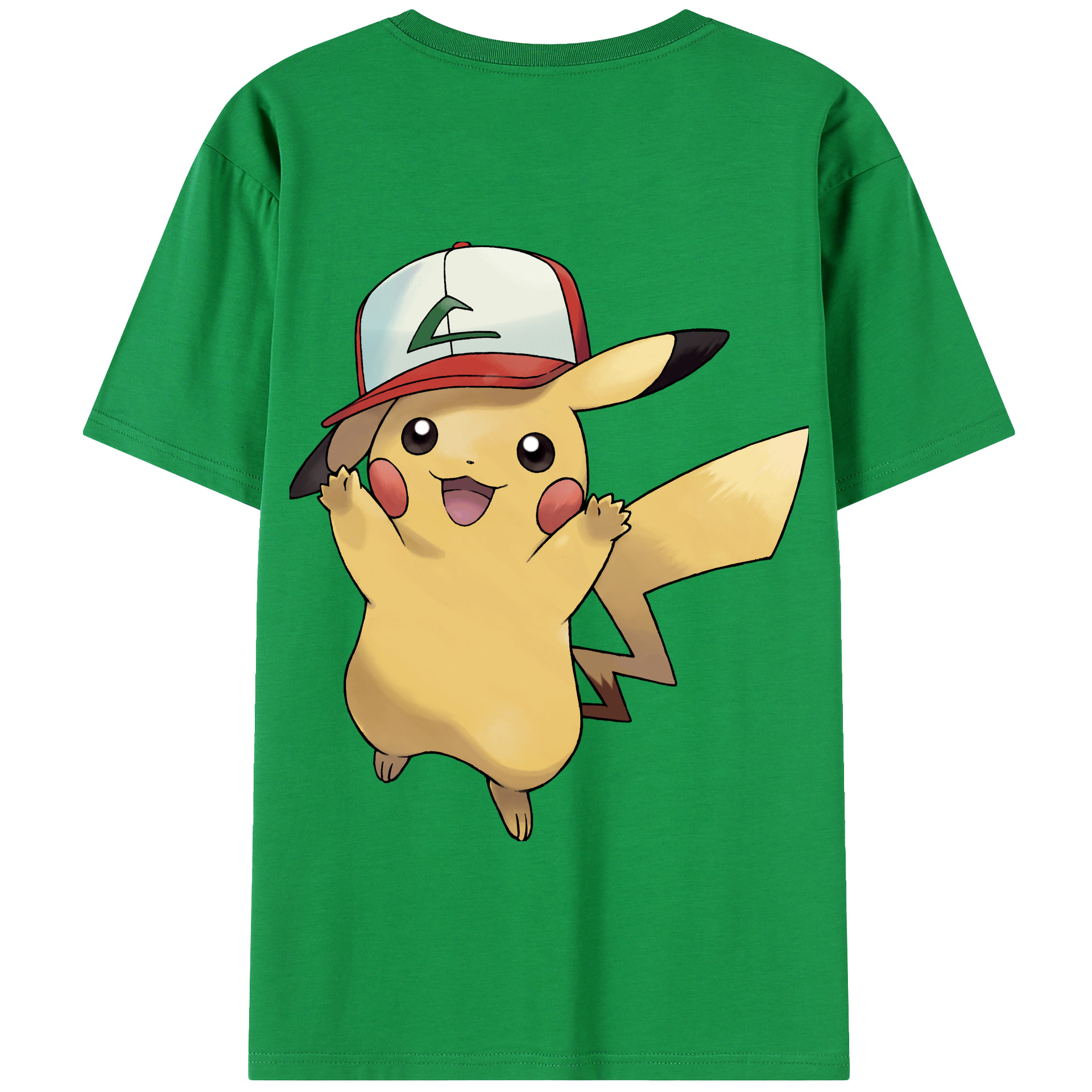 （画像用） ポケットモンスター Pokémon 綿100％半袖Tシャツ（背面プリント）
