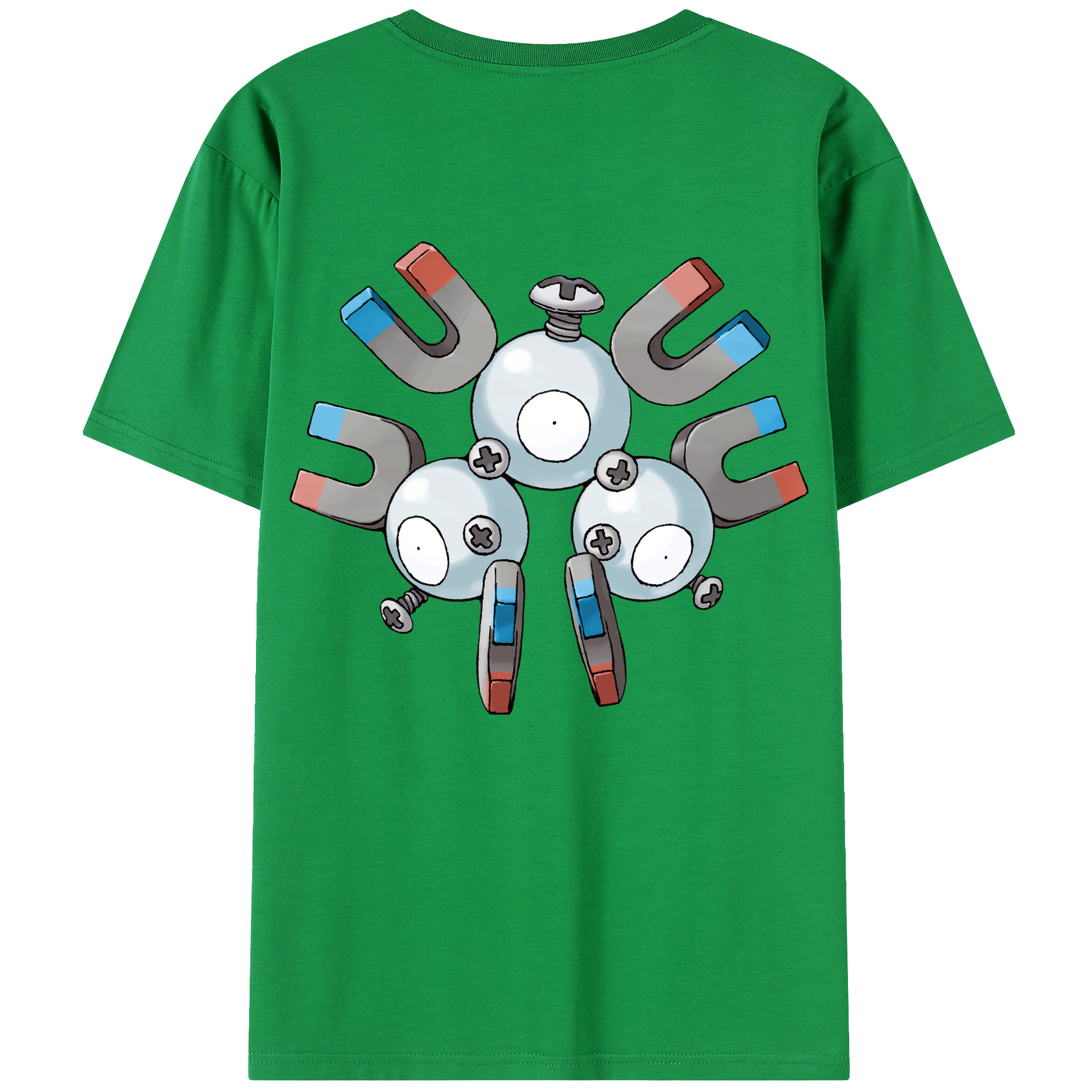 （画像用） ポケットモンスター Pokémon 綿100％半袖Tシャツ（背面プリント）