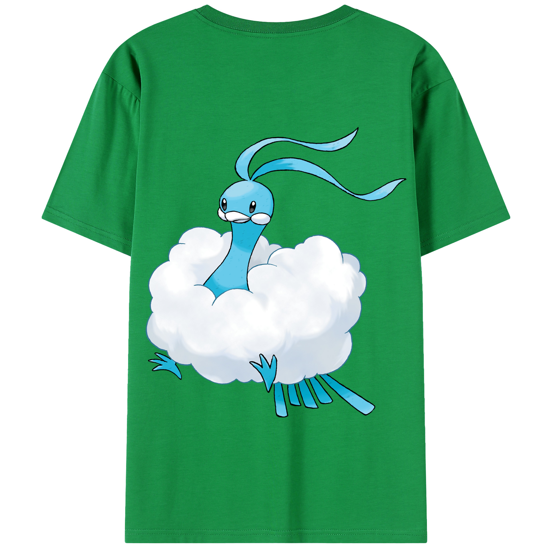 （画像用） ポケットモンスター Pokémon 綿100％半袖Tシャツ（背面プリント）