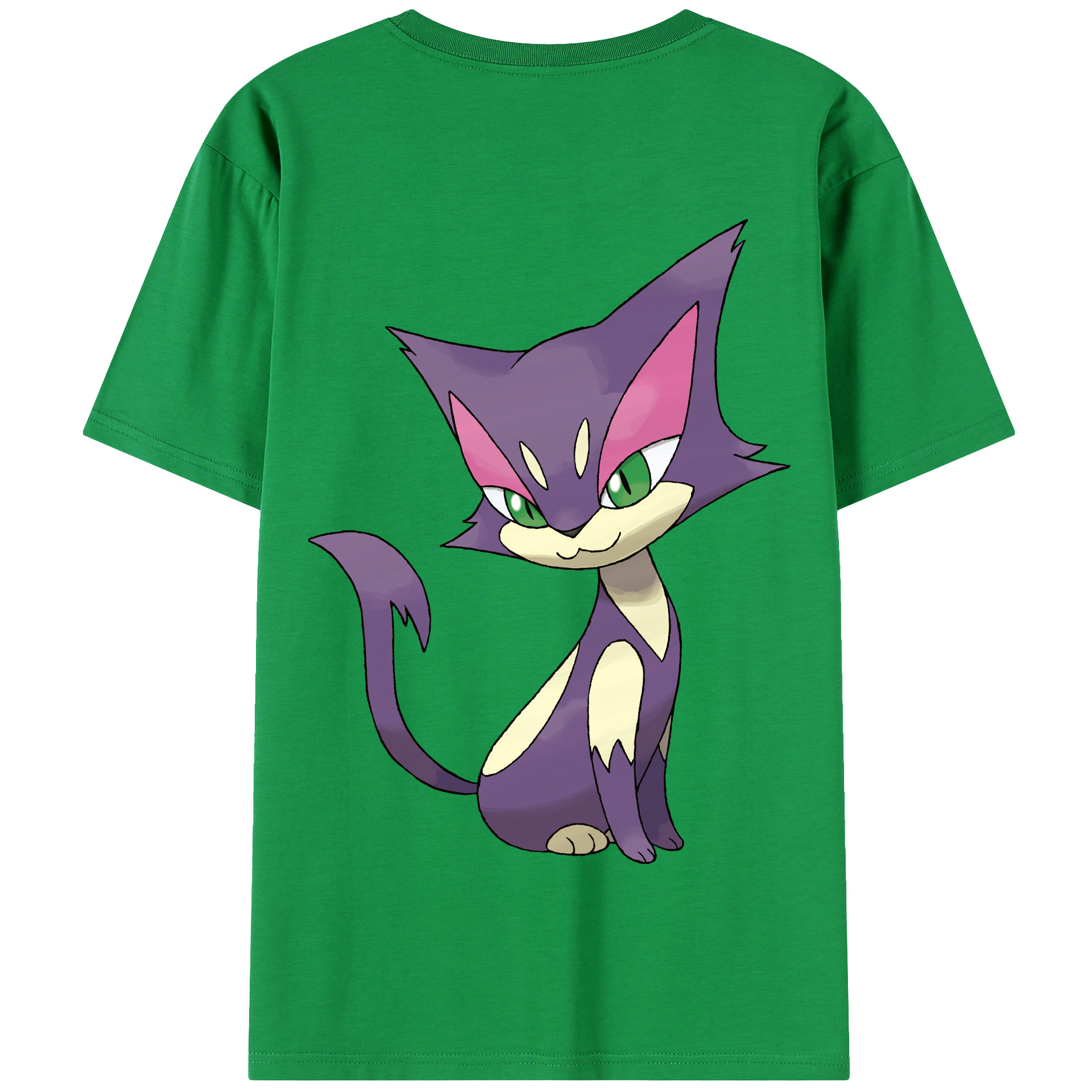 （画像用） ポケットモンスター Pokémon 綿100％半袖Tシャツ（背面プリント）