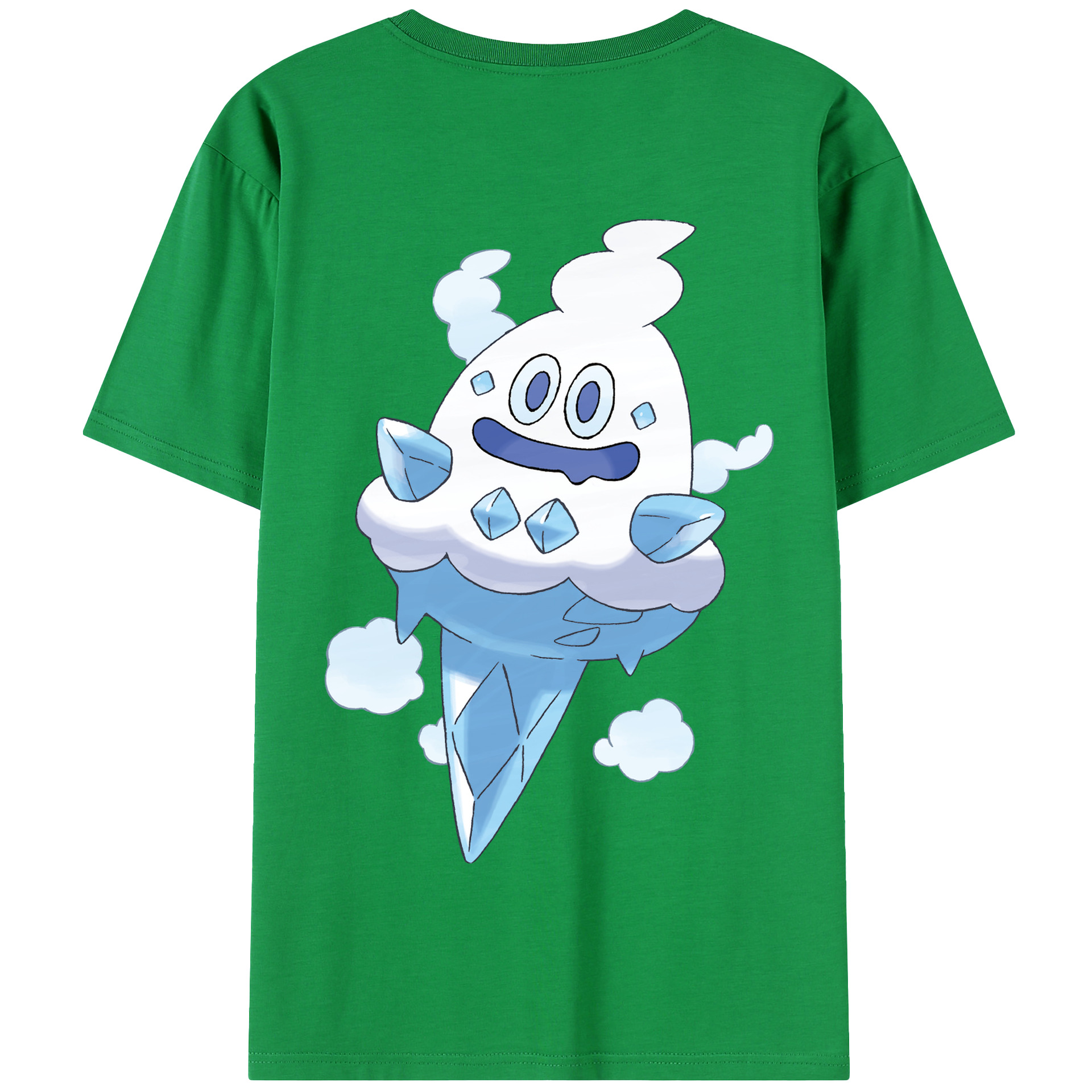 （画像用） ポケットモンスター Pokémon 綿100％半袖Tシャツ（背面プリント）